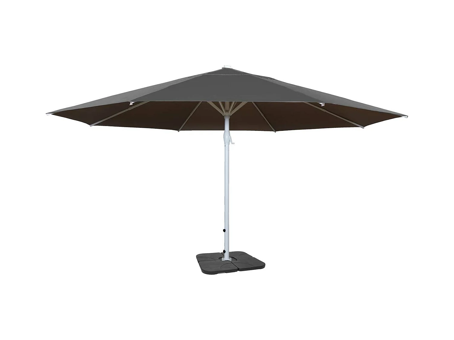 Sombrilla Carpi II,  antracita con soporte