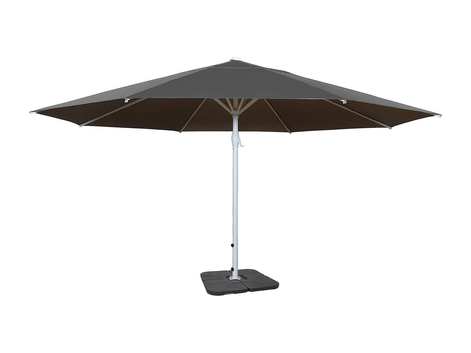 Parasol Carpi II,  antraciet met voet