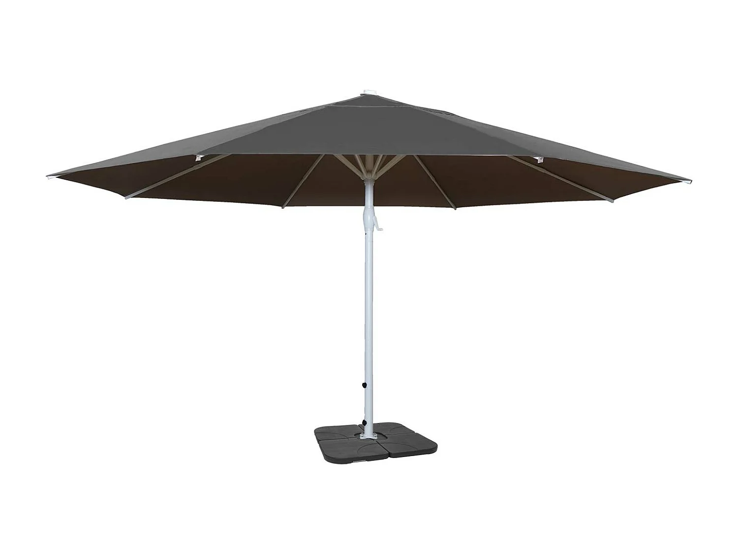 Parasol Carpi II,  antraciet met voet