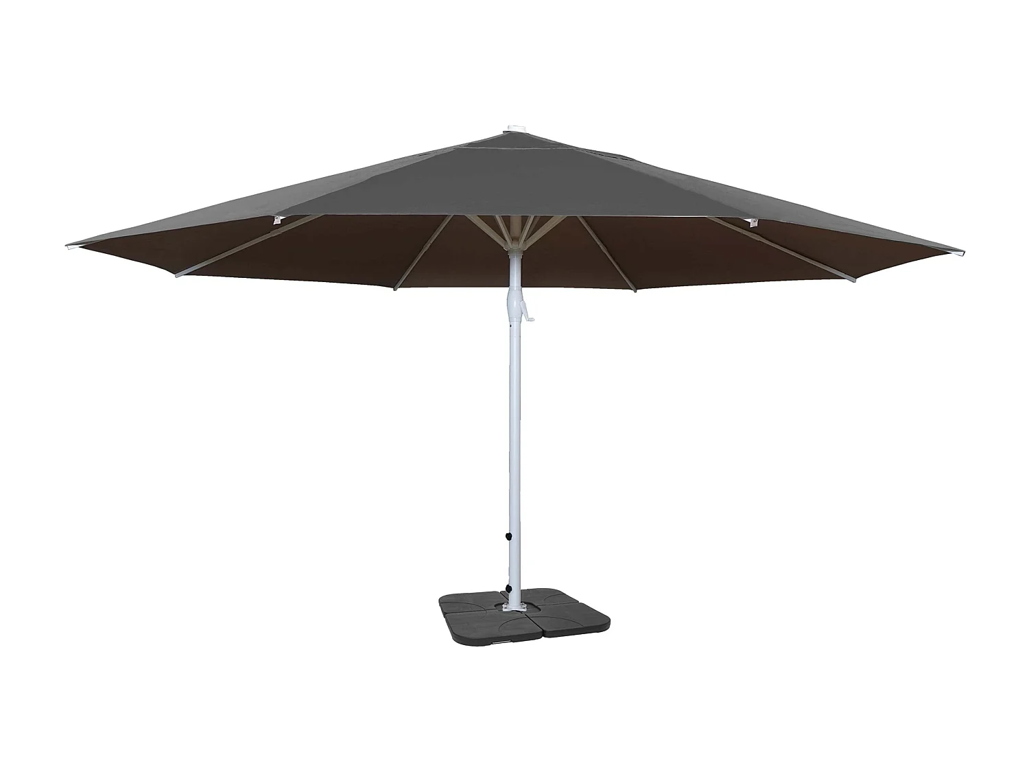 Parasol Carpi II,  antracyt ze stojakiem