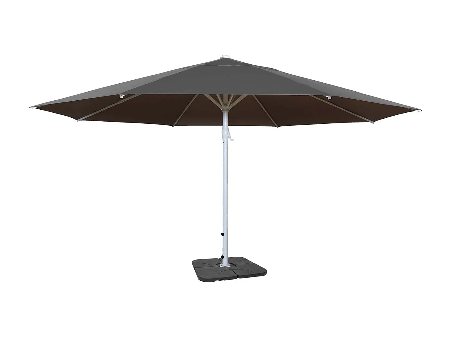 Parasol Carpi II,  antracyt ze stojakiem