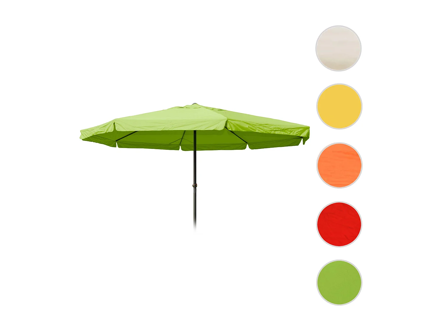Parasol Carpi Pro Ø5m,  vert