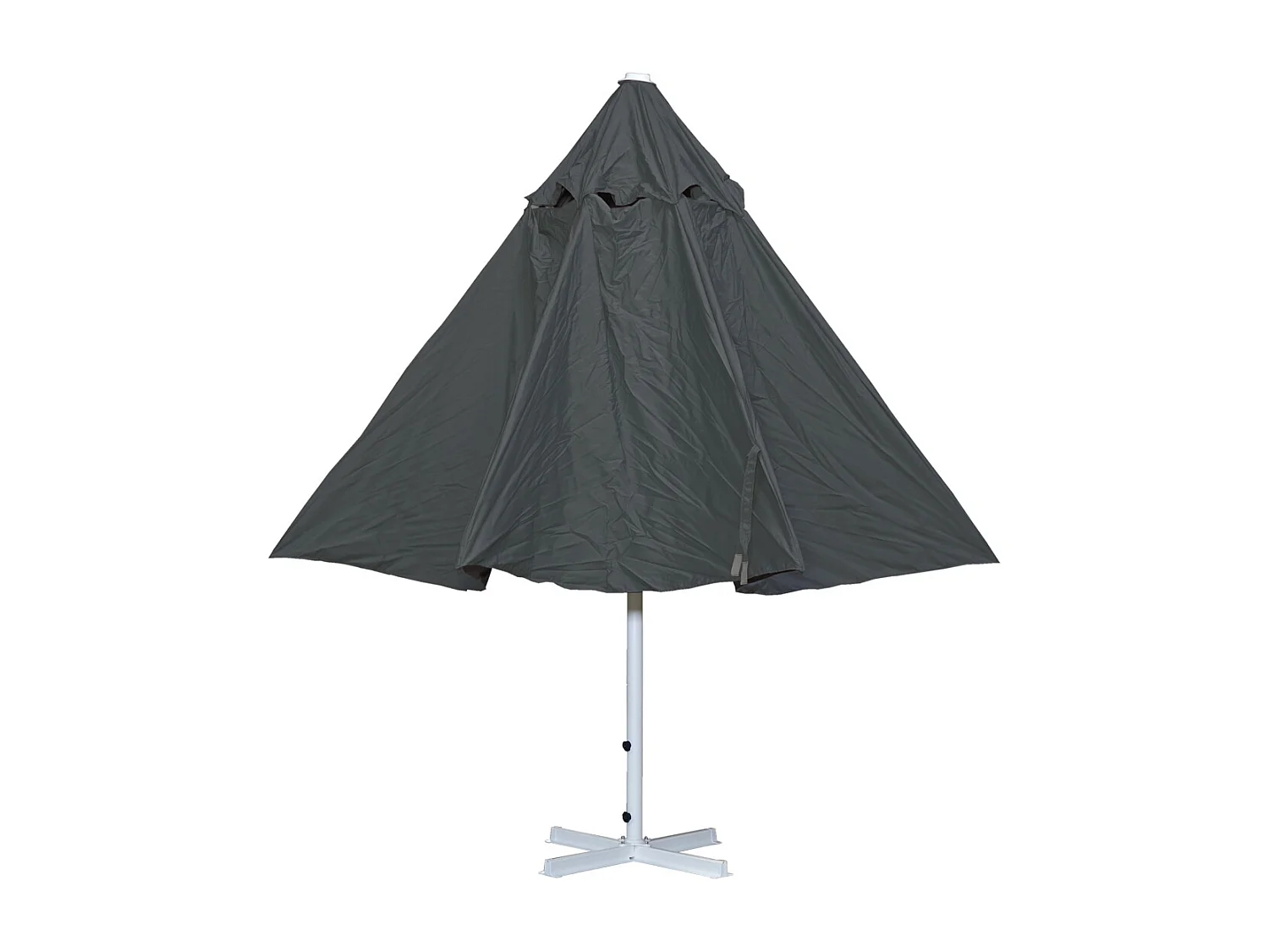 Parasol Carpi II, Ø 5m, anthracite sans support