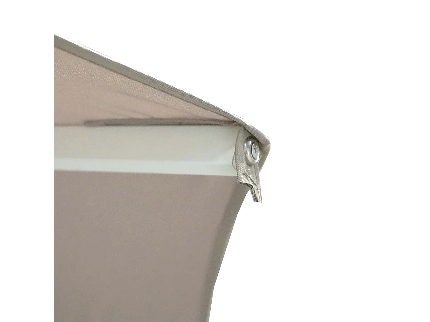 Sombrilla Carpi II,  crema-beige con soporte