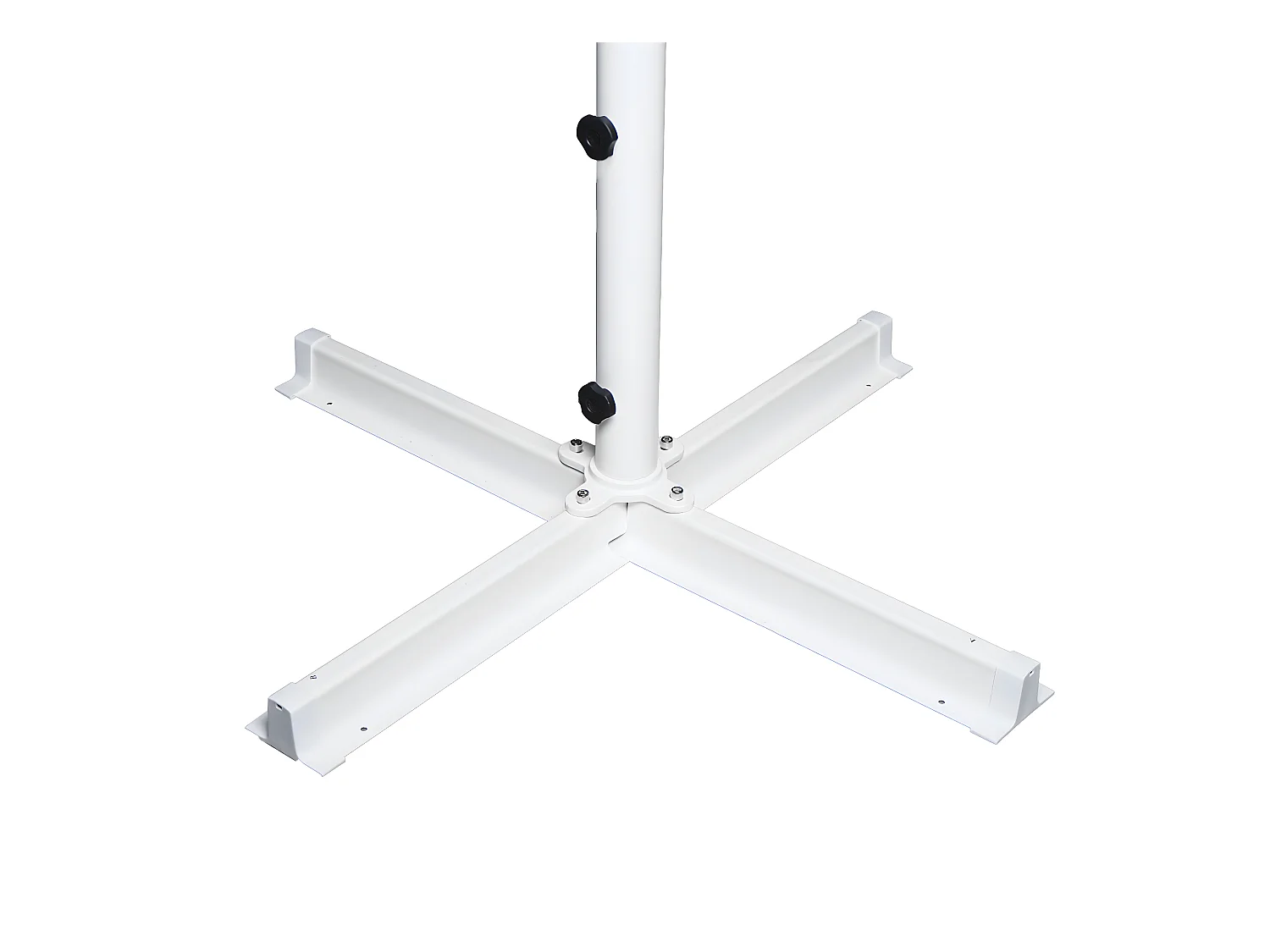 Sombrilla Carpi II,  crema-beige con soporte