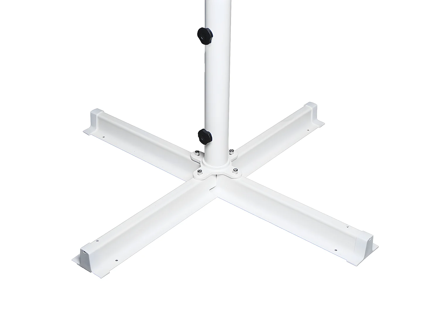 Parasol Carpi II,  crème-beige met voet