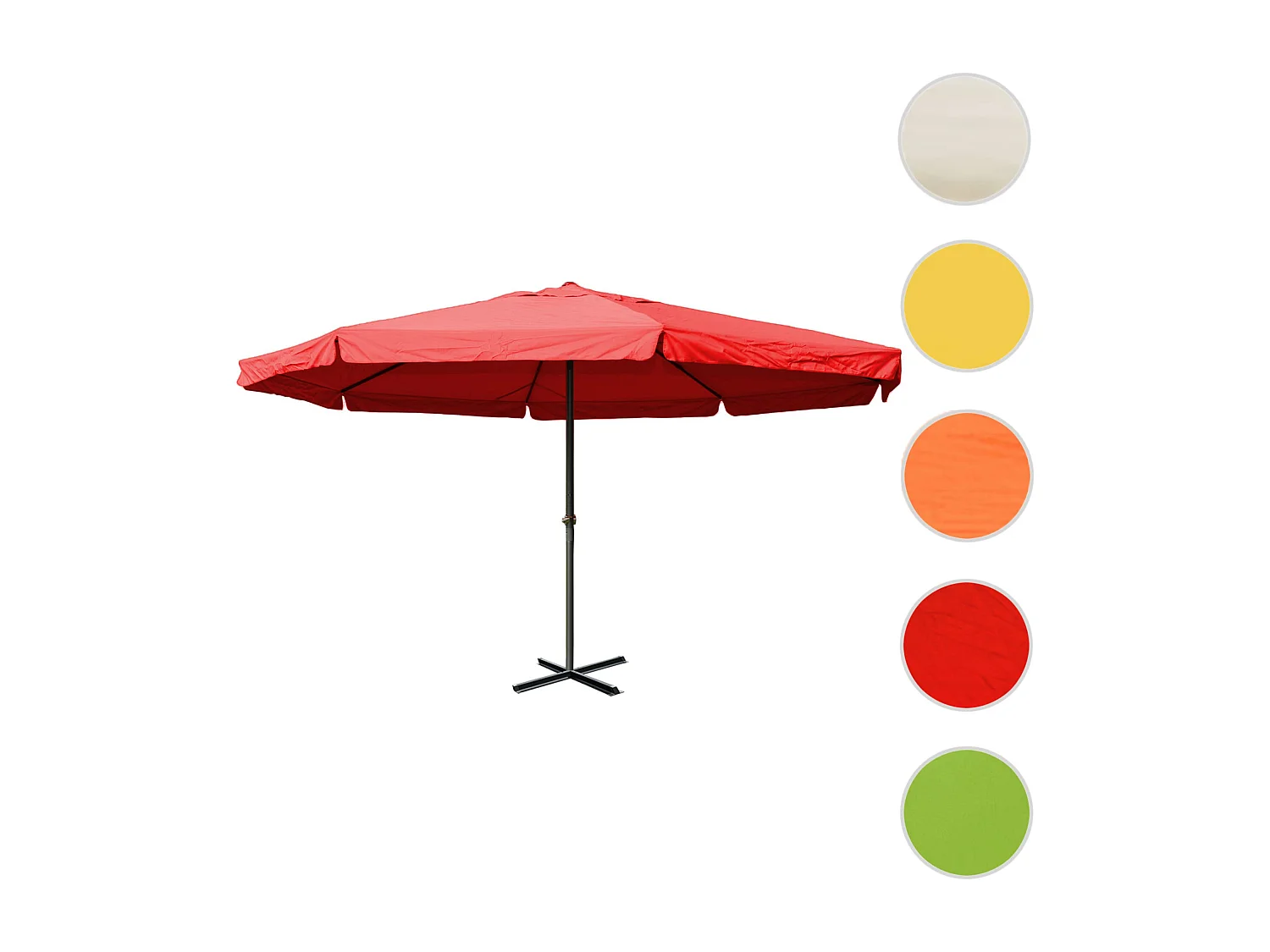 Sonnenschirm Carpi Pro, Bordeaux ohne Ständer