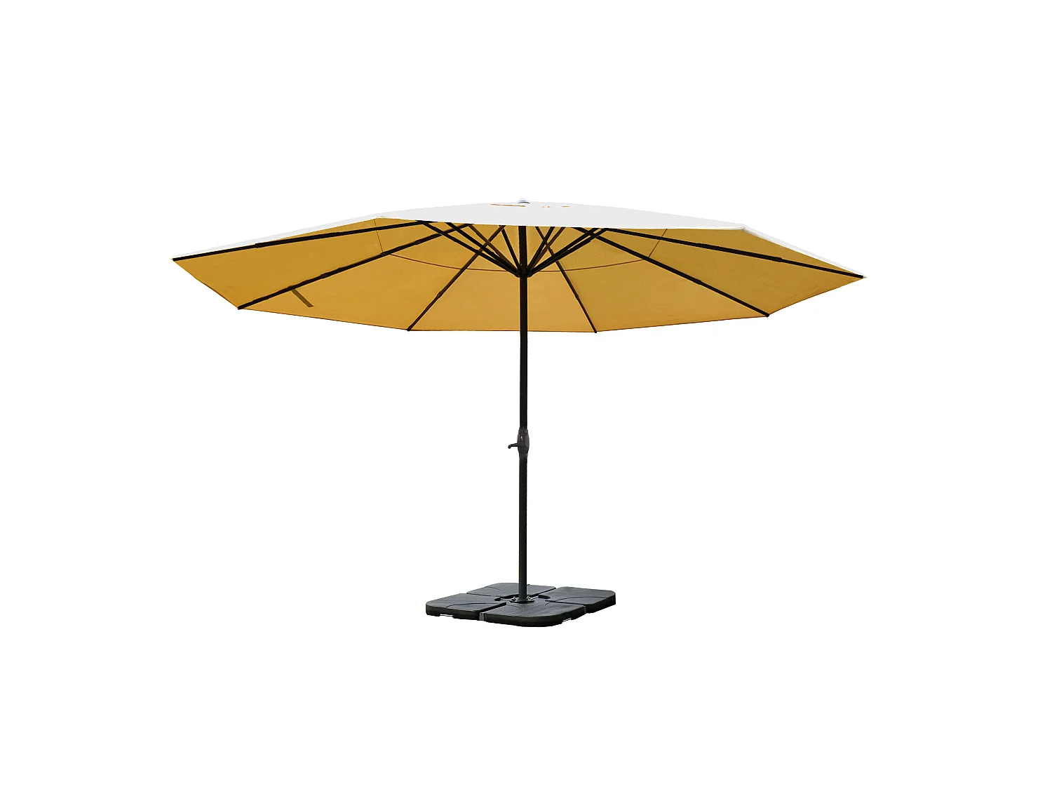 Parasol Carpi Pro,  crème met standaard