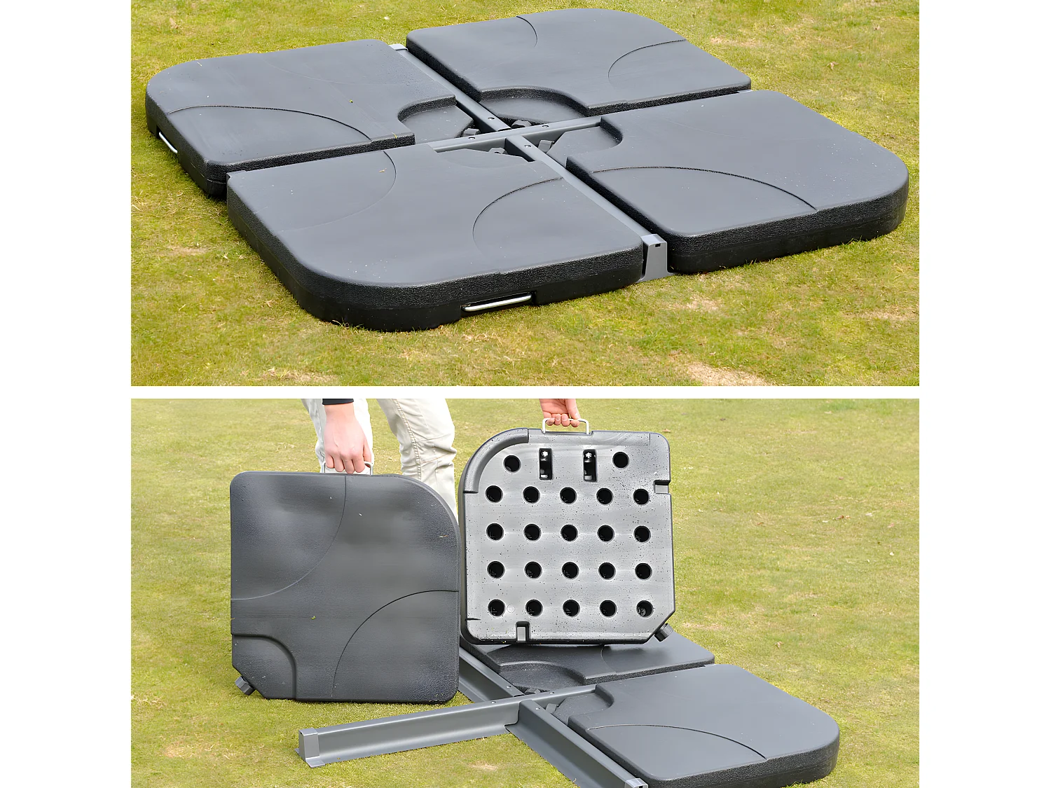 Sombrilla Carpi Pro,  verde con soporte