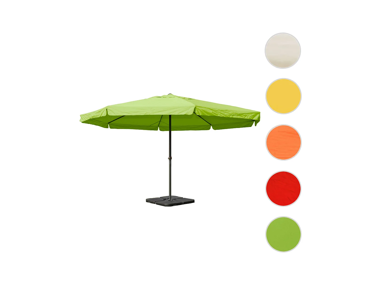 Sombrilla Carpi Pro,  verde con soporte