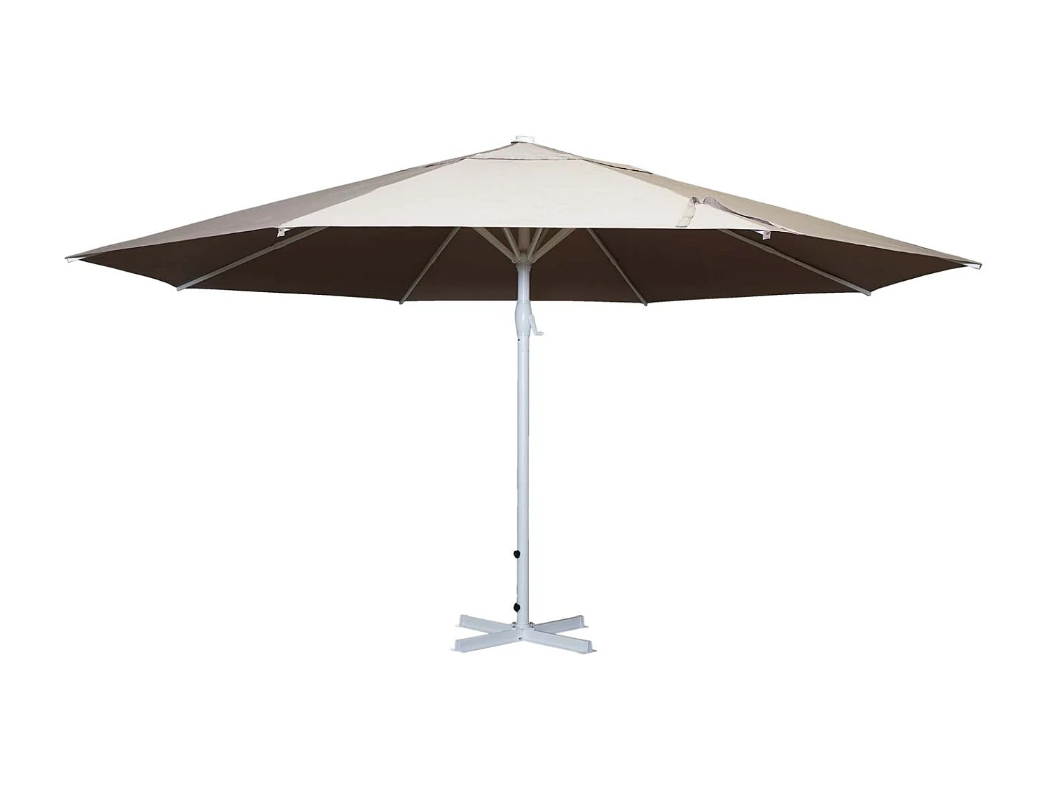 Parasol Carpi,  kremowo-beżowy bez podstawy