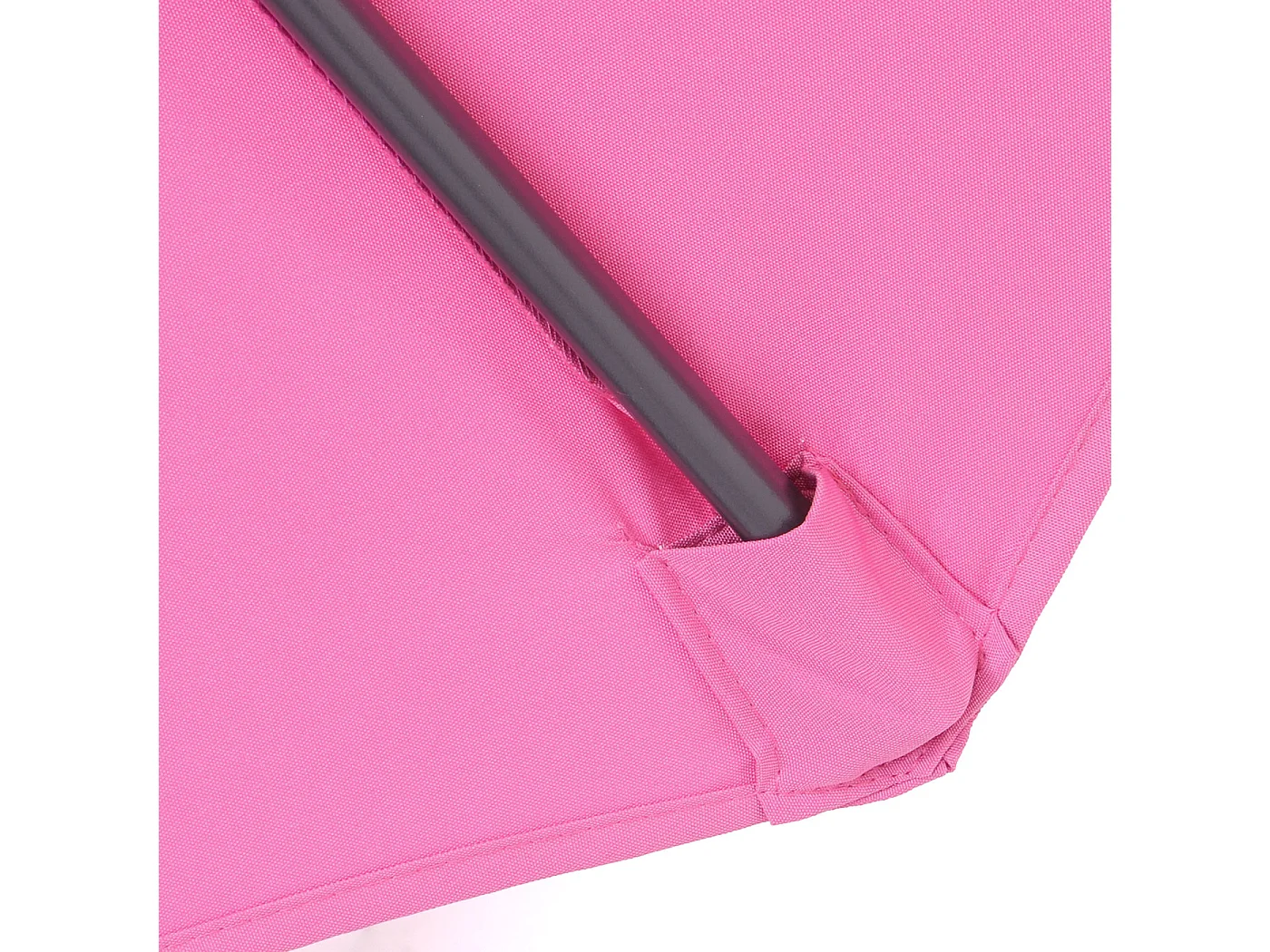 Kantelbare zweefparasol Terni,  roze met voet