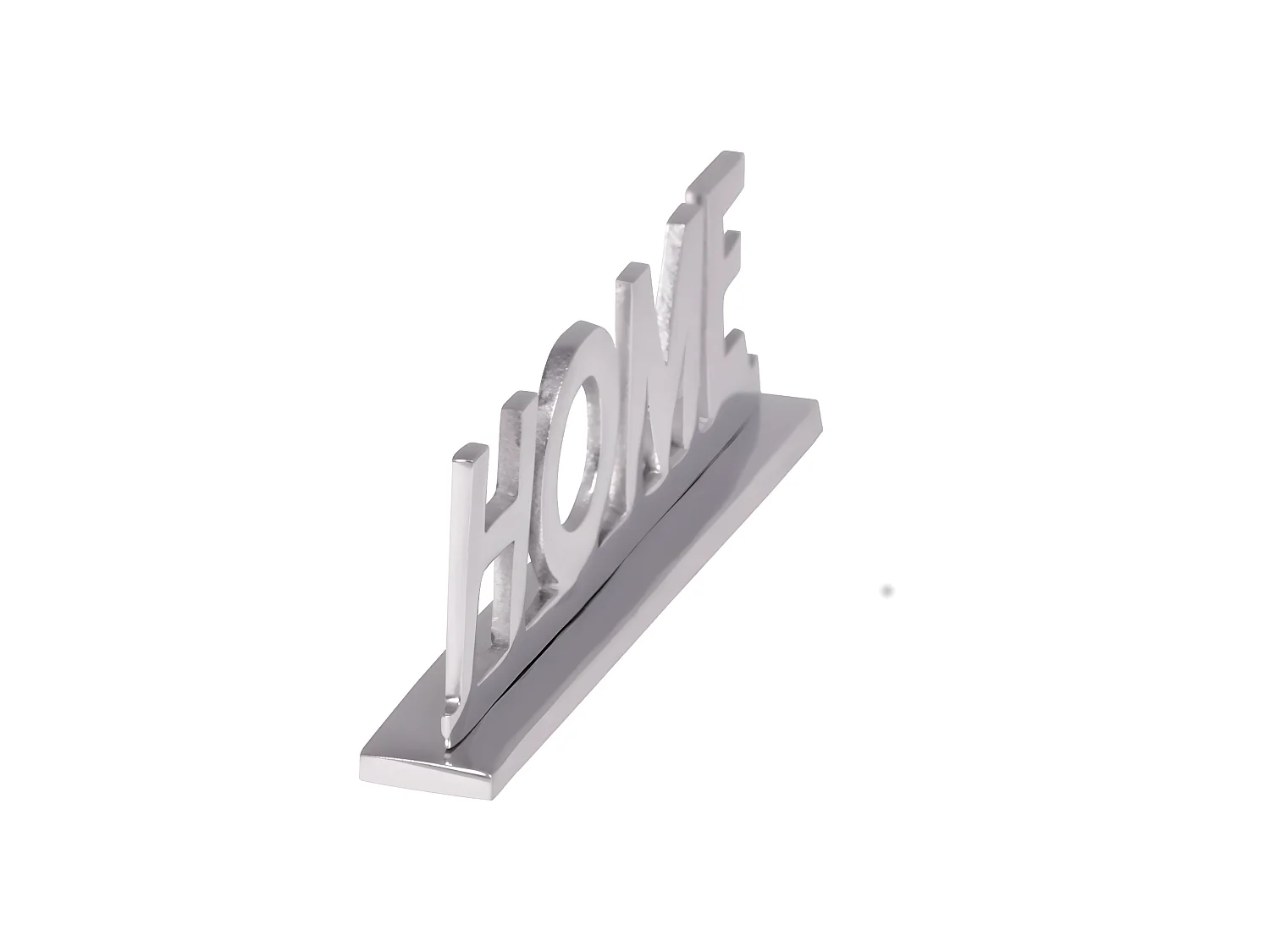 Home Schriftzug Deko Wohnzimmer Tisch Dekoration Alu Aluminium Wohndeko