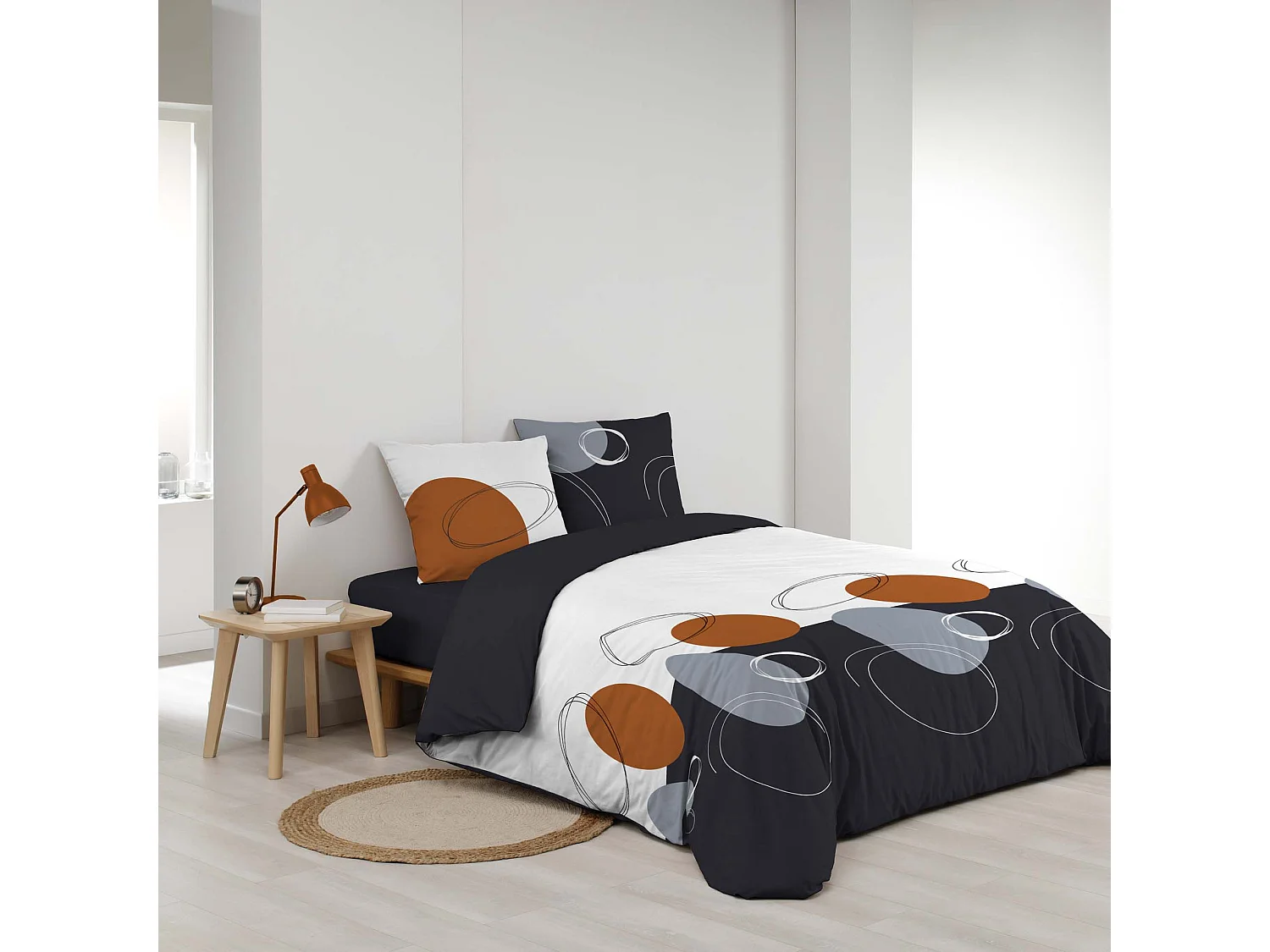 Parure housse couette + Taies Oblisse 220x240cm