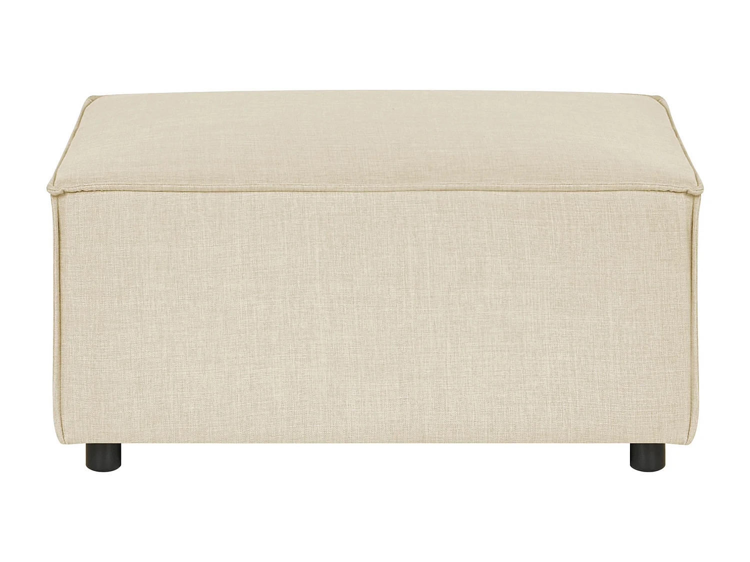 Ottomane APRICA Kunstleinen Beige