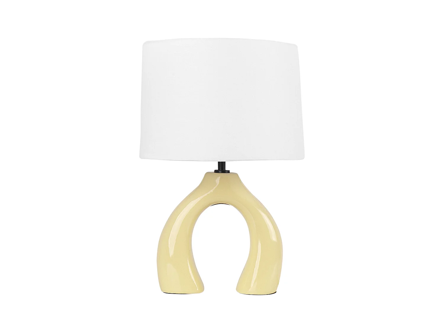 Lampe à poser ABBIE Céramique Jaune