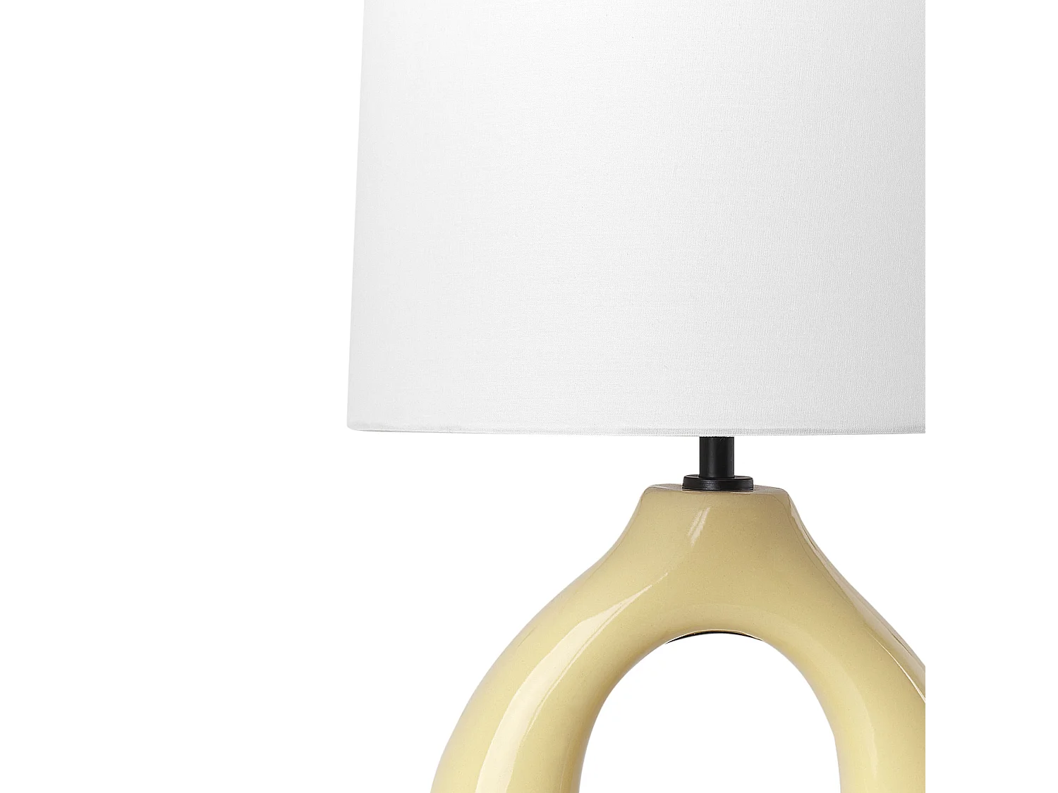 Lampe à poser ABBIE Céramique Jaune
