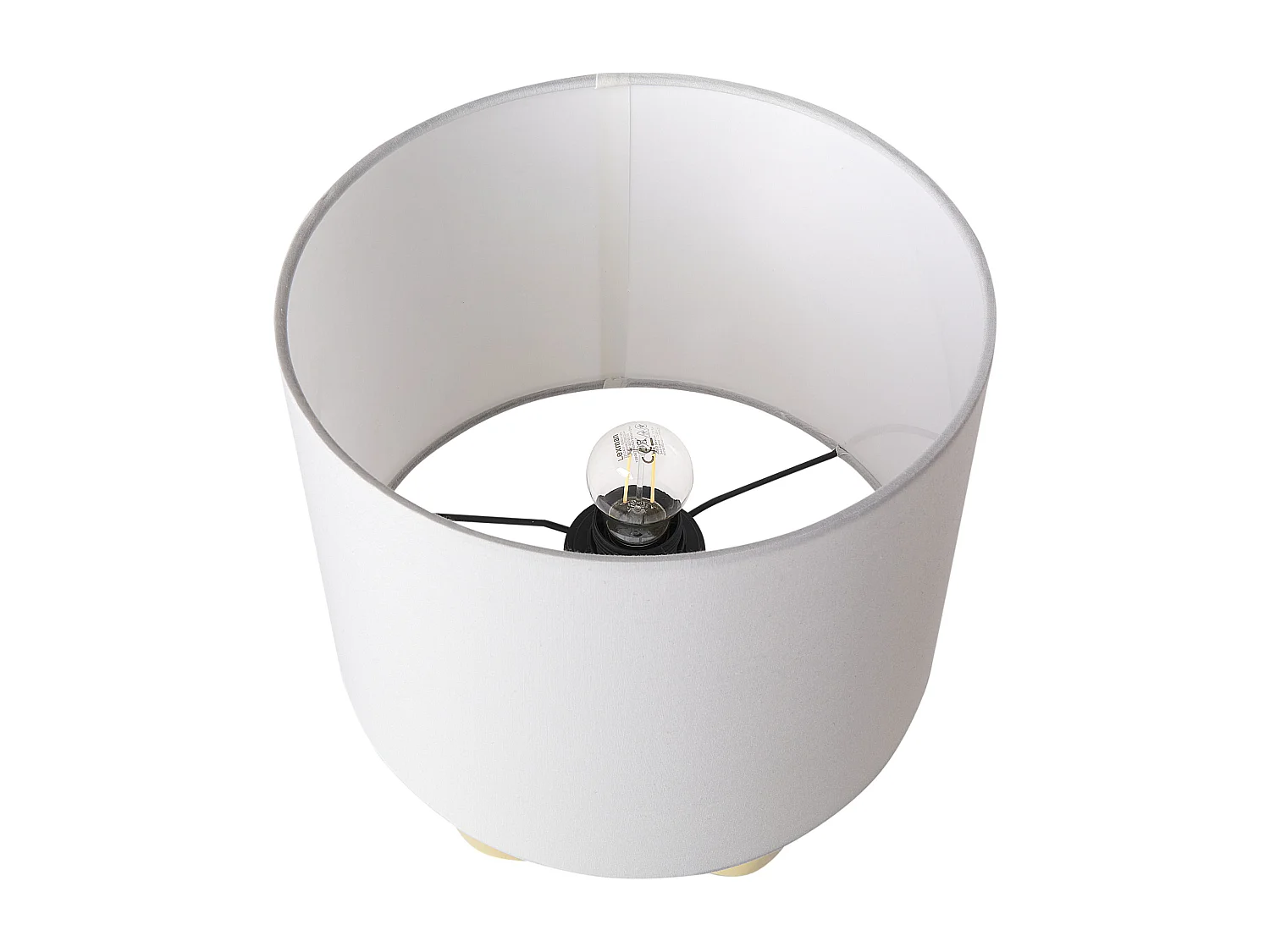 Lampe à poser ABBIE Céramique Jaune