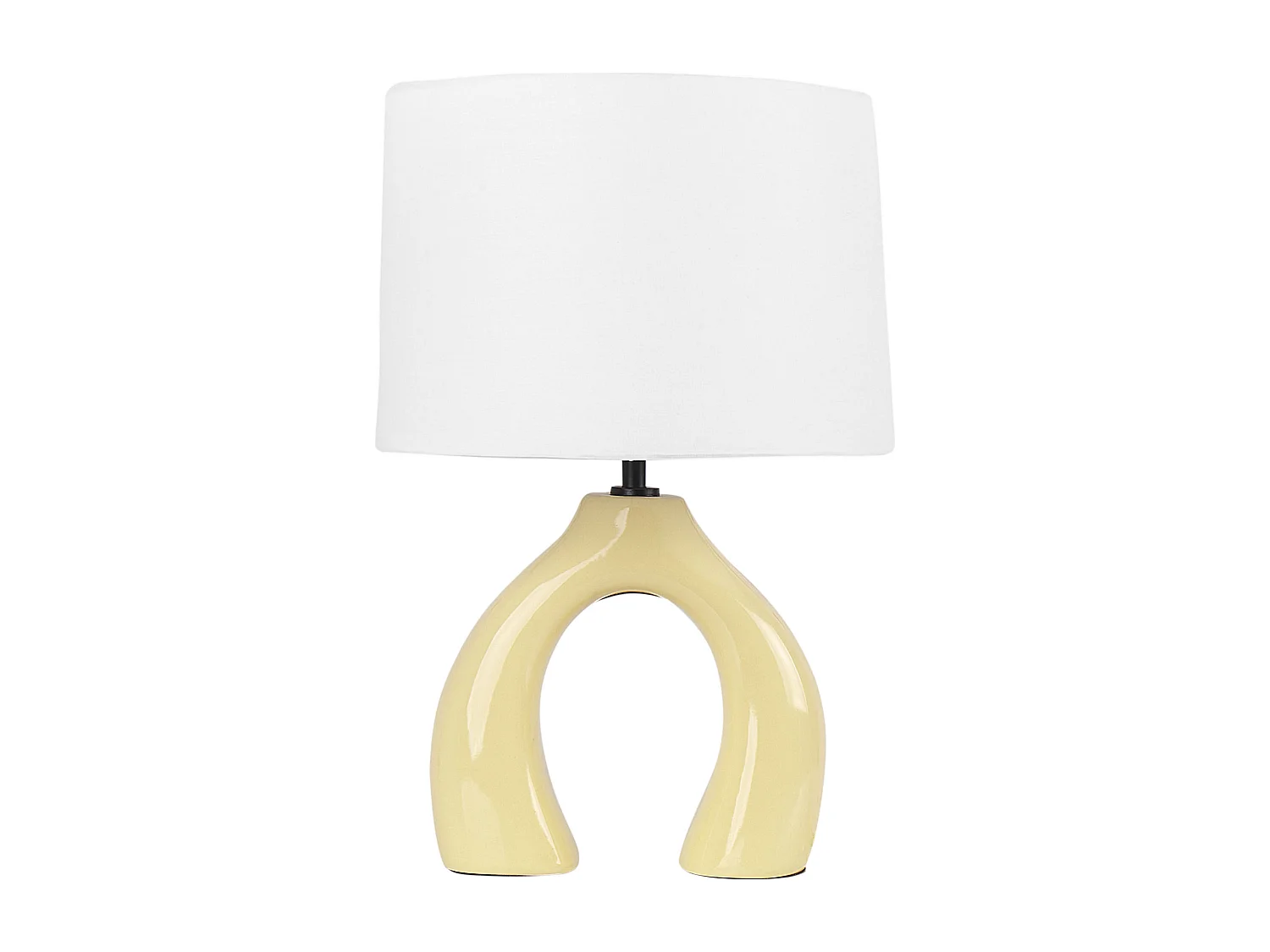 Lampe à poser ABBIE Céramique Jaune