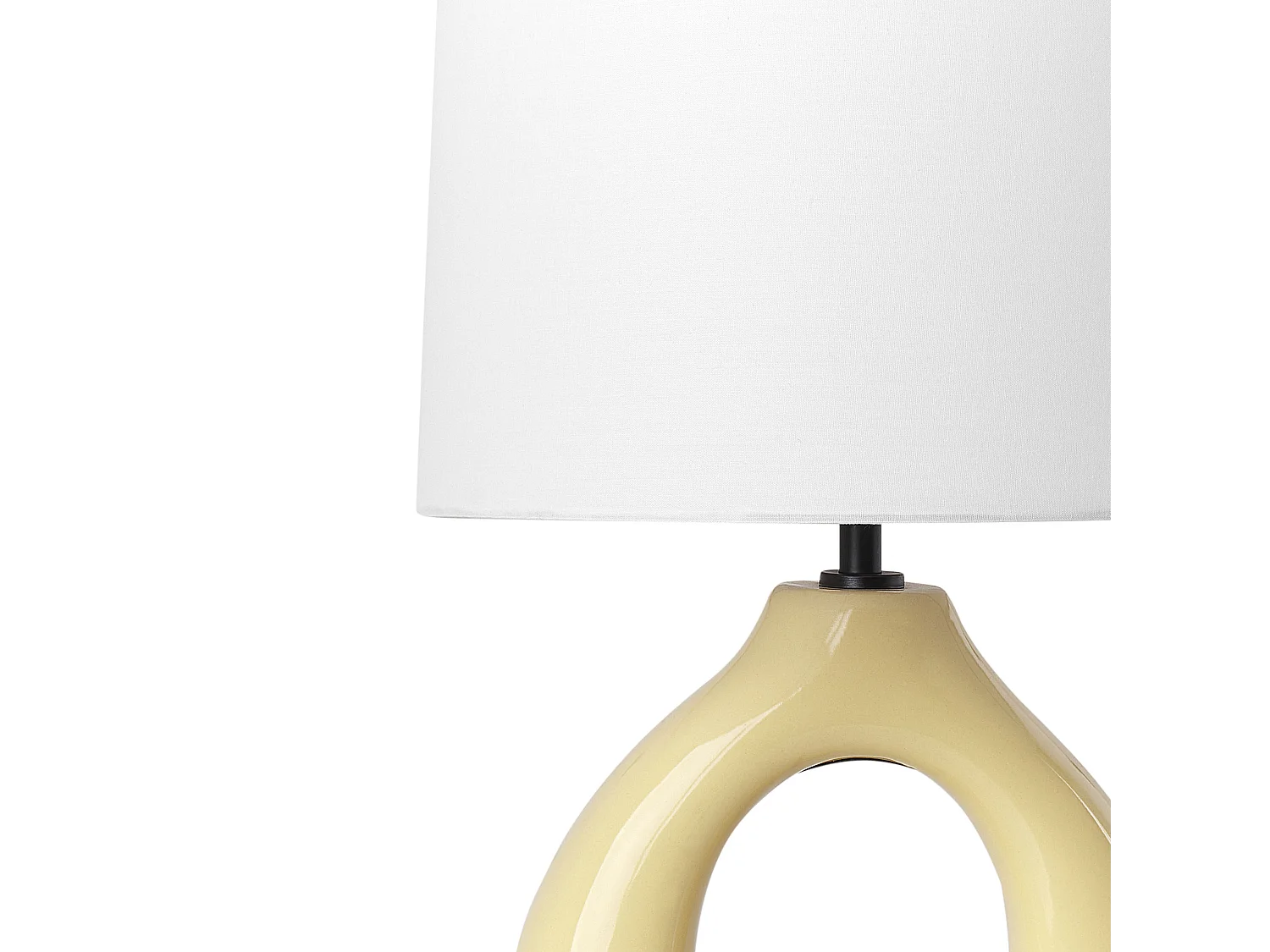 Lampe à poser ABBIE Céramique Jaune