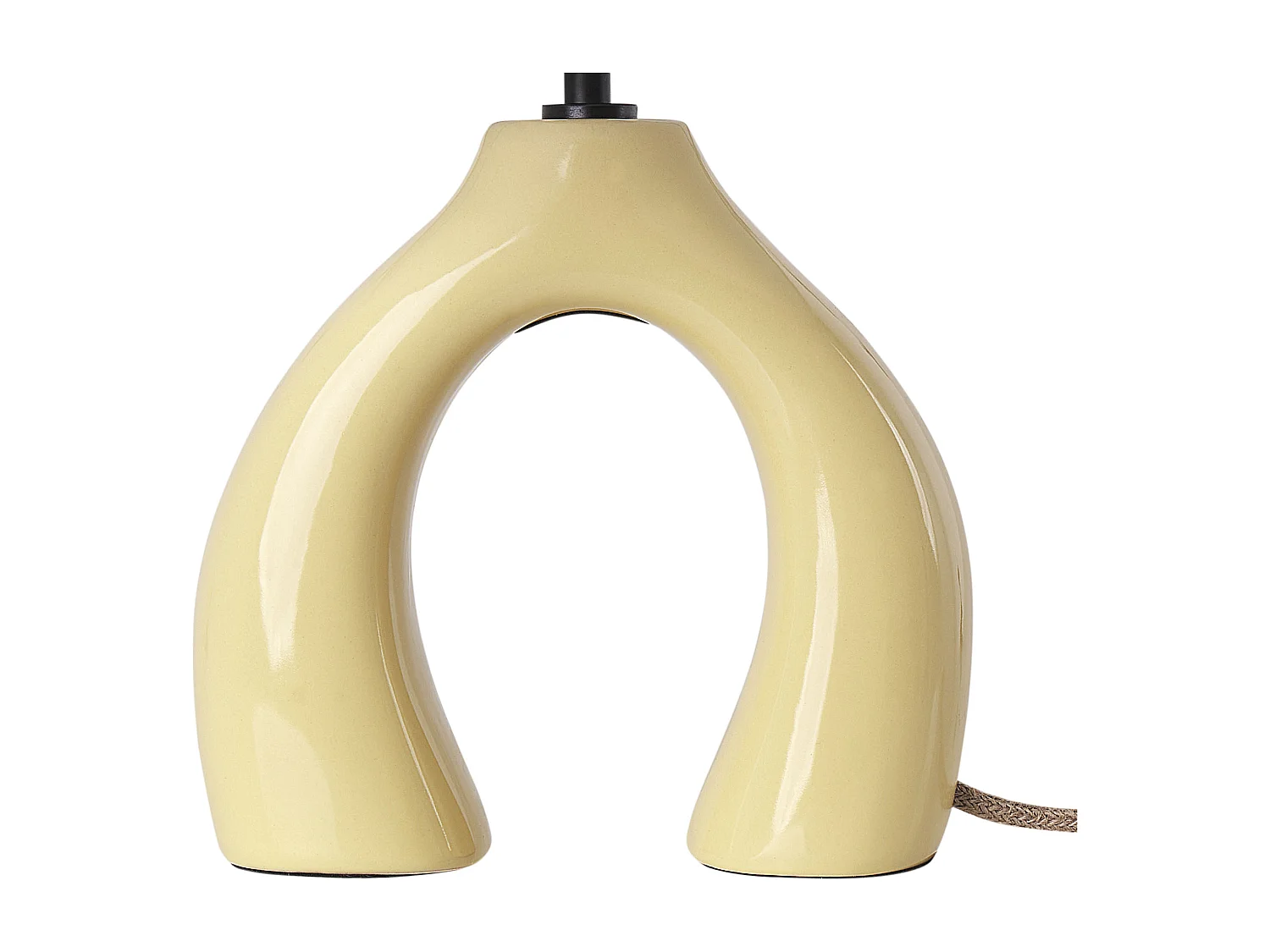 Lampe à poser ABBIE Céramique Jaune
