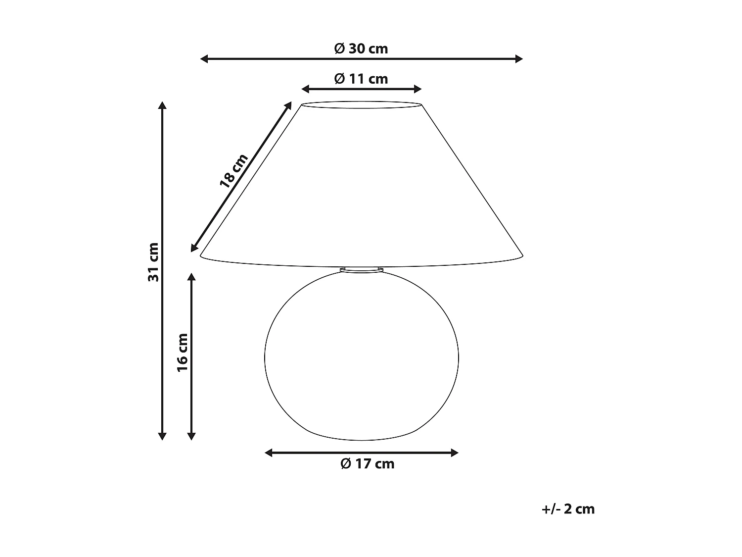 Lampe à poser CINDER Rotin Naturel