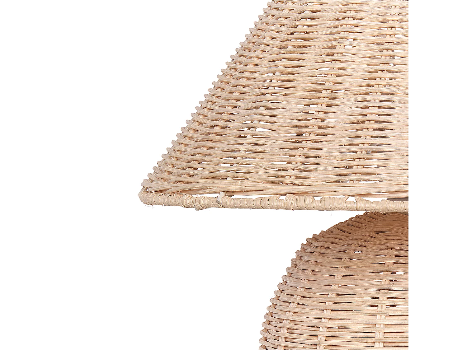 Lampe à poser CINDER Rotin Naturel