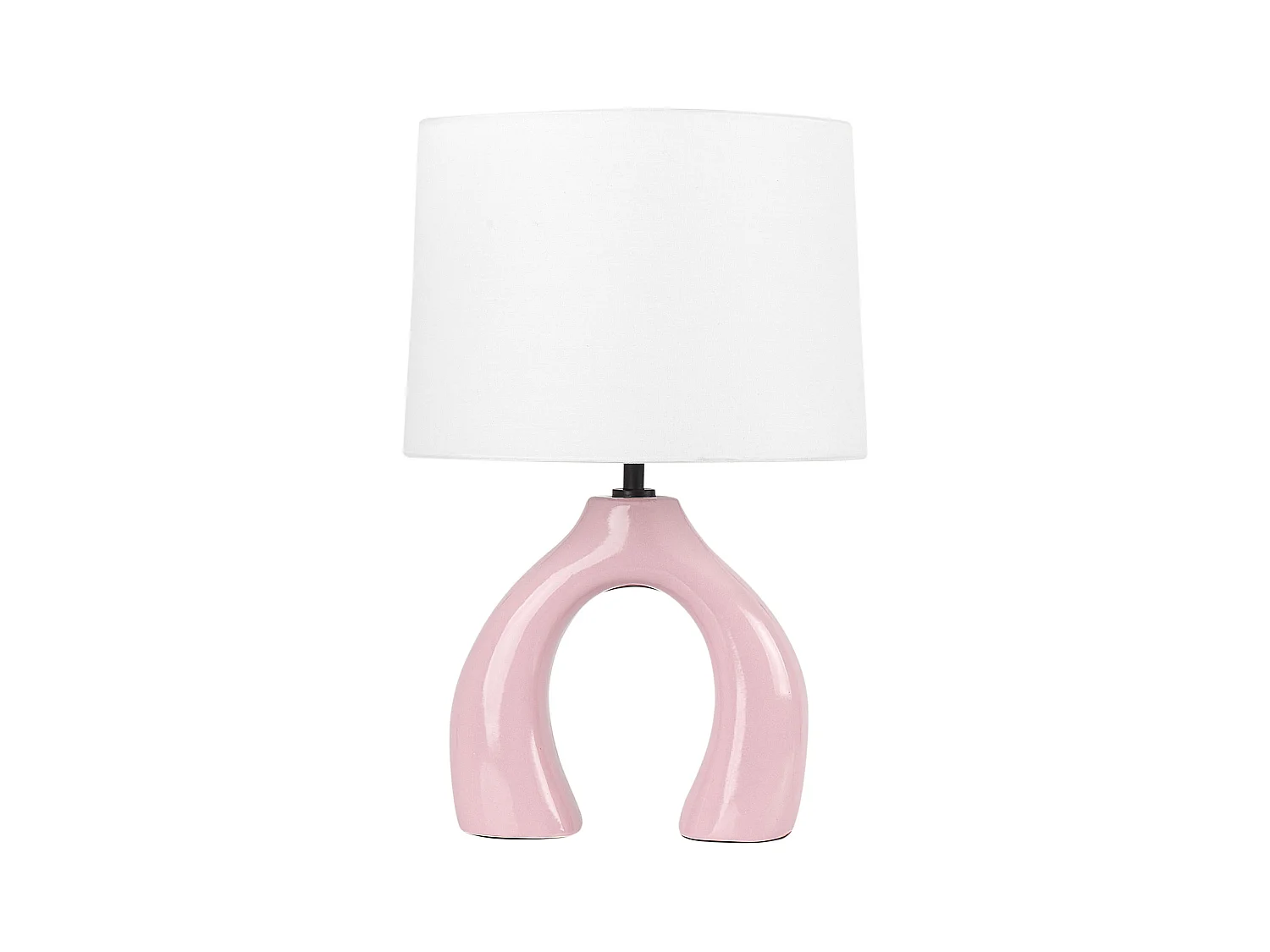 Lampe à poser ABBIE Céramique Rose