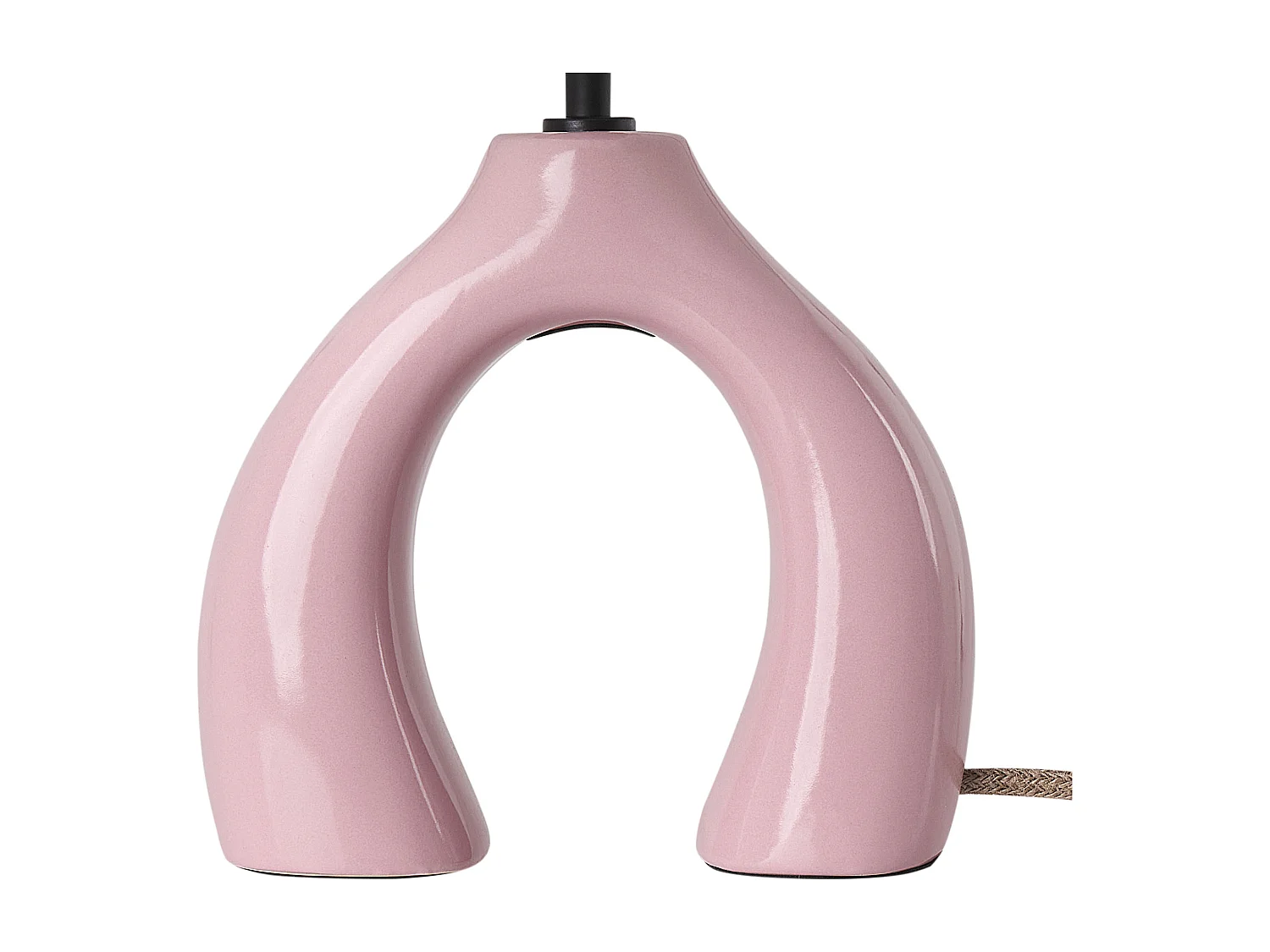 Lampe à poser ABBIE Céramique Rose