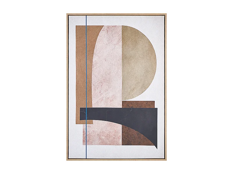 Canvas RUFFANO Abstract motief 63 x 93 cm Multicolor