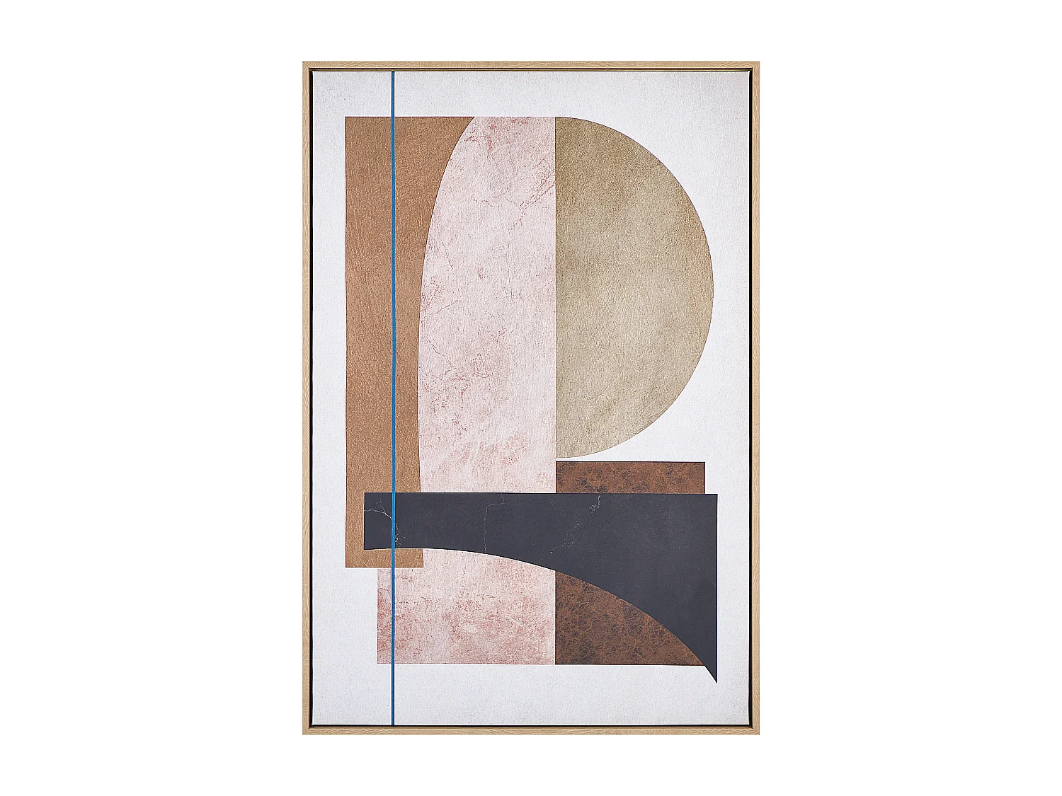 Imprimé sur toile RUFFANO Motif abstrait 63 x 93 cm Multicolore