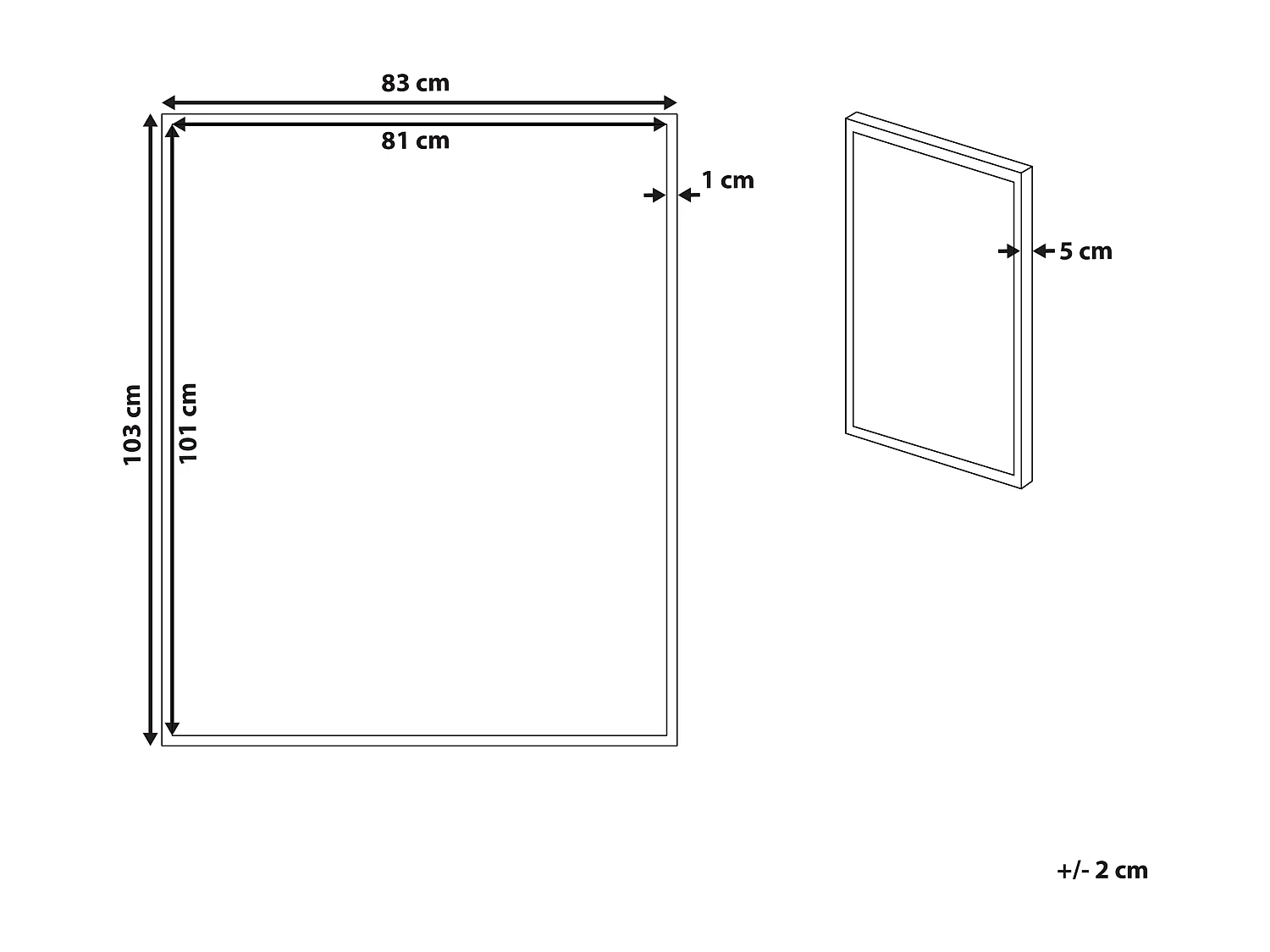 Imprimé sur toile JESI Motif abstrait 83 x 103 cm Gris