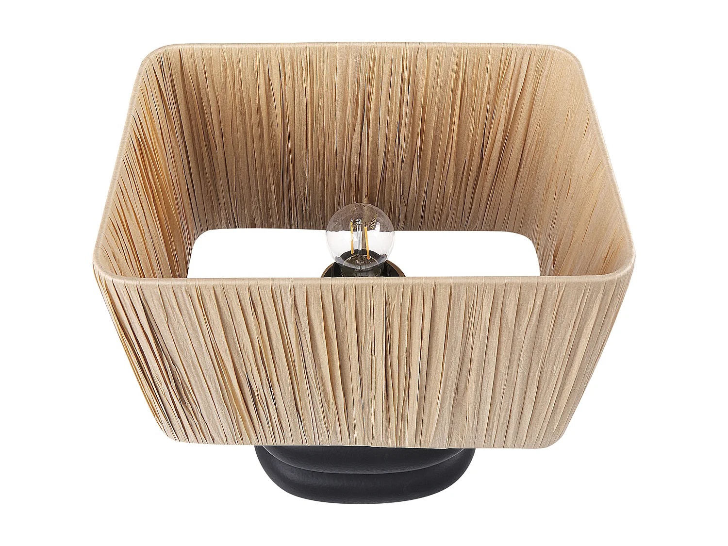 Lámpara de mesa JUDY Cerámica Negro