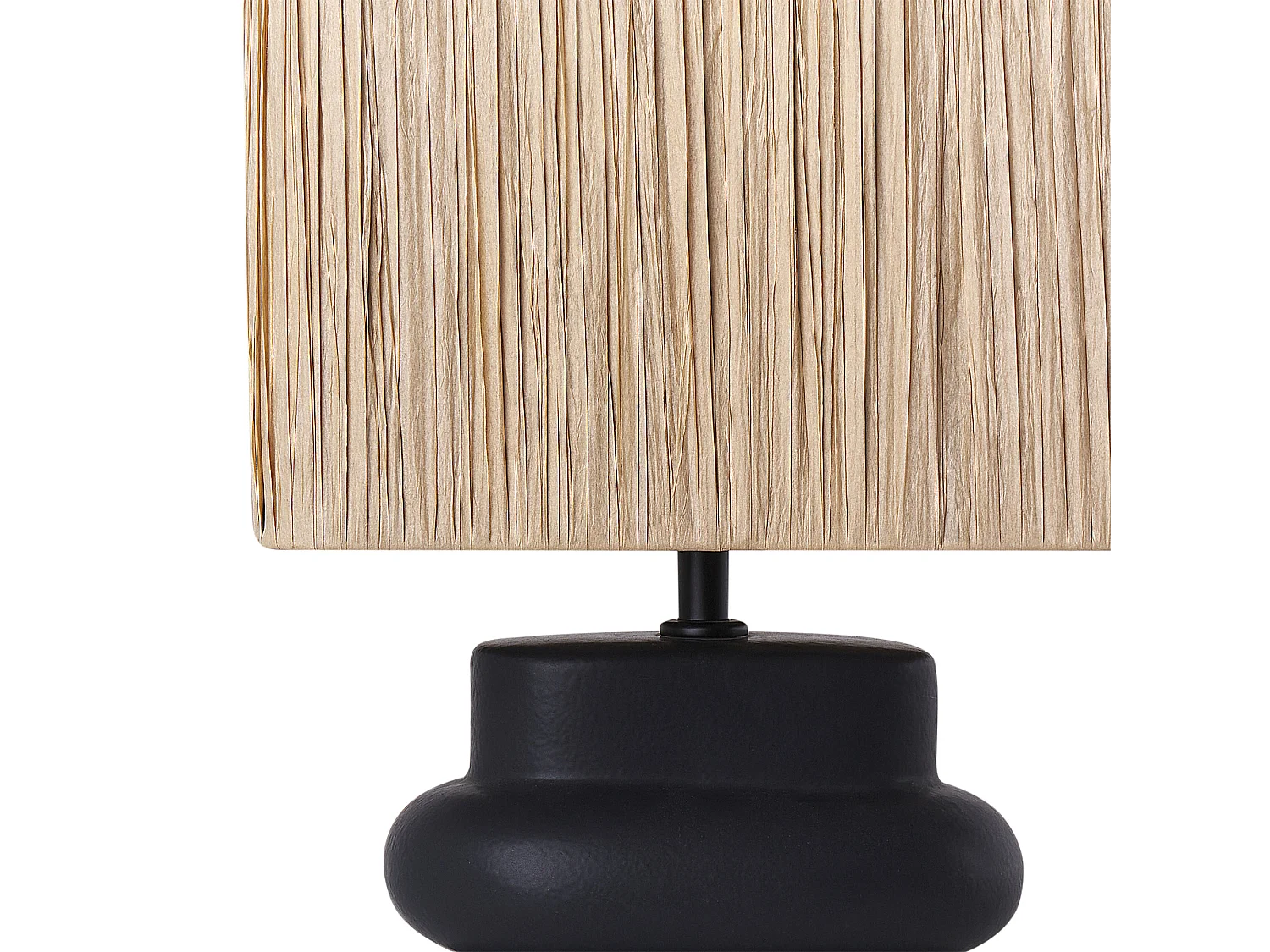Tischleuchte JUDY Keramik Schwarz