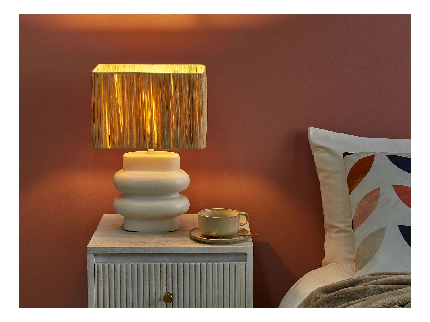 Tafellamp JUDY Keramiek Wit