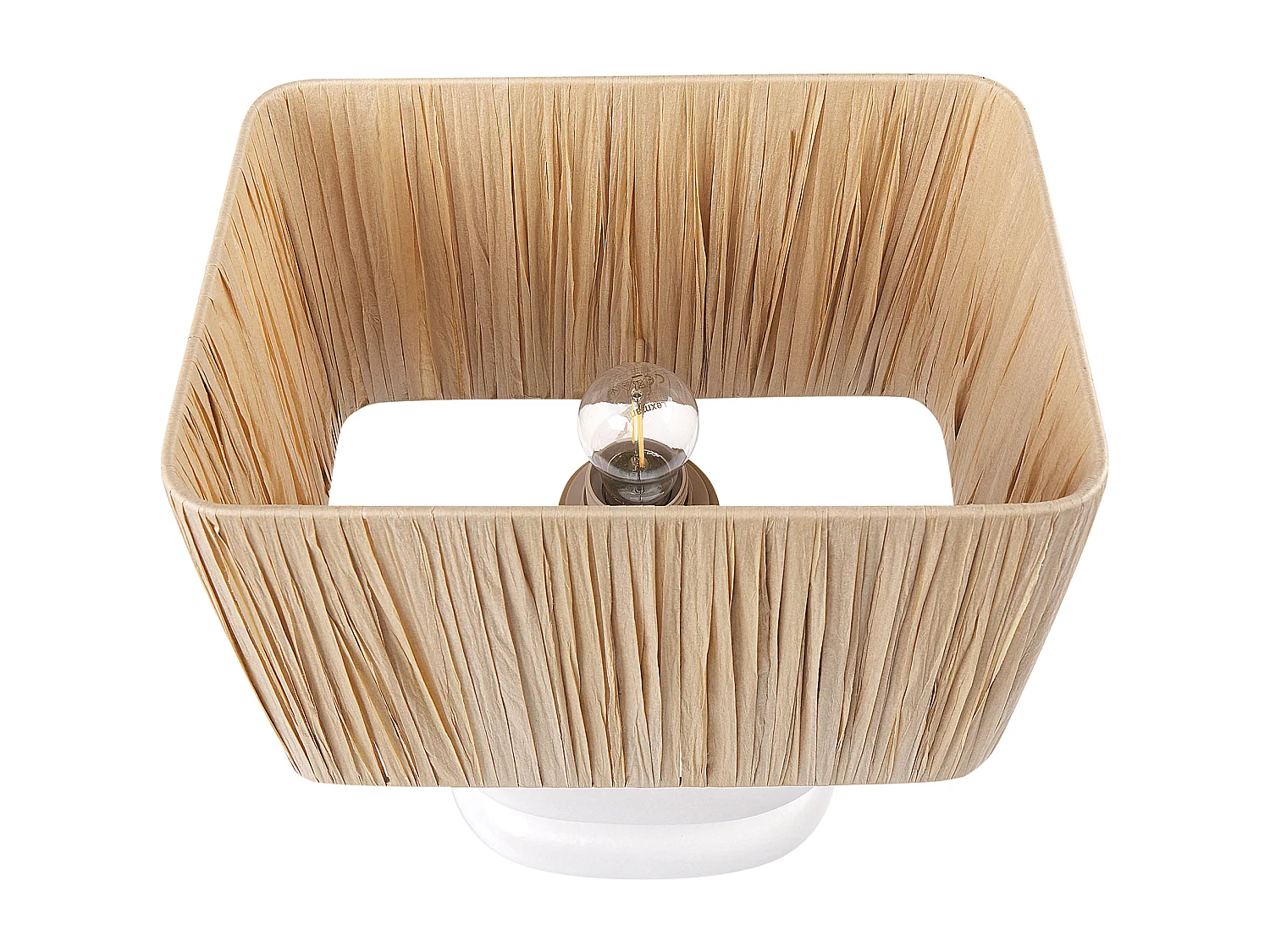 Lampada da tavolo JUDY Ceramica Bianco