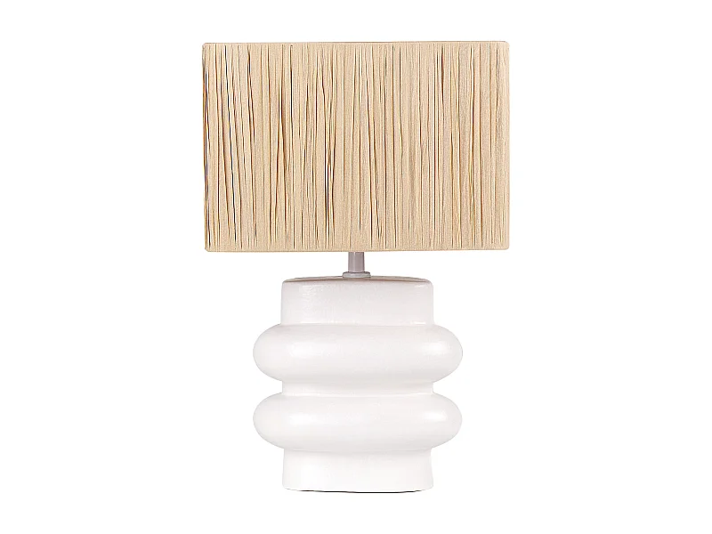 Lampada da tavolo JUDY Ceramica Bianco