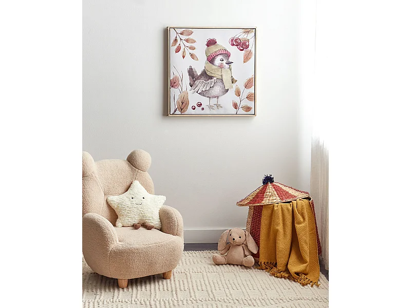 Canvas CASTRO Tiermotiv 63 x 63 cm Bunt