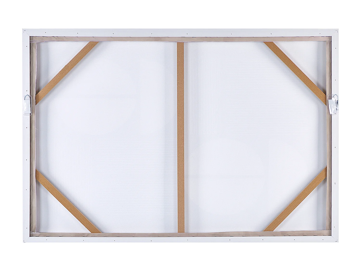 Canvas RACALE Abstract motief 63 x 93 cm Beige