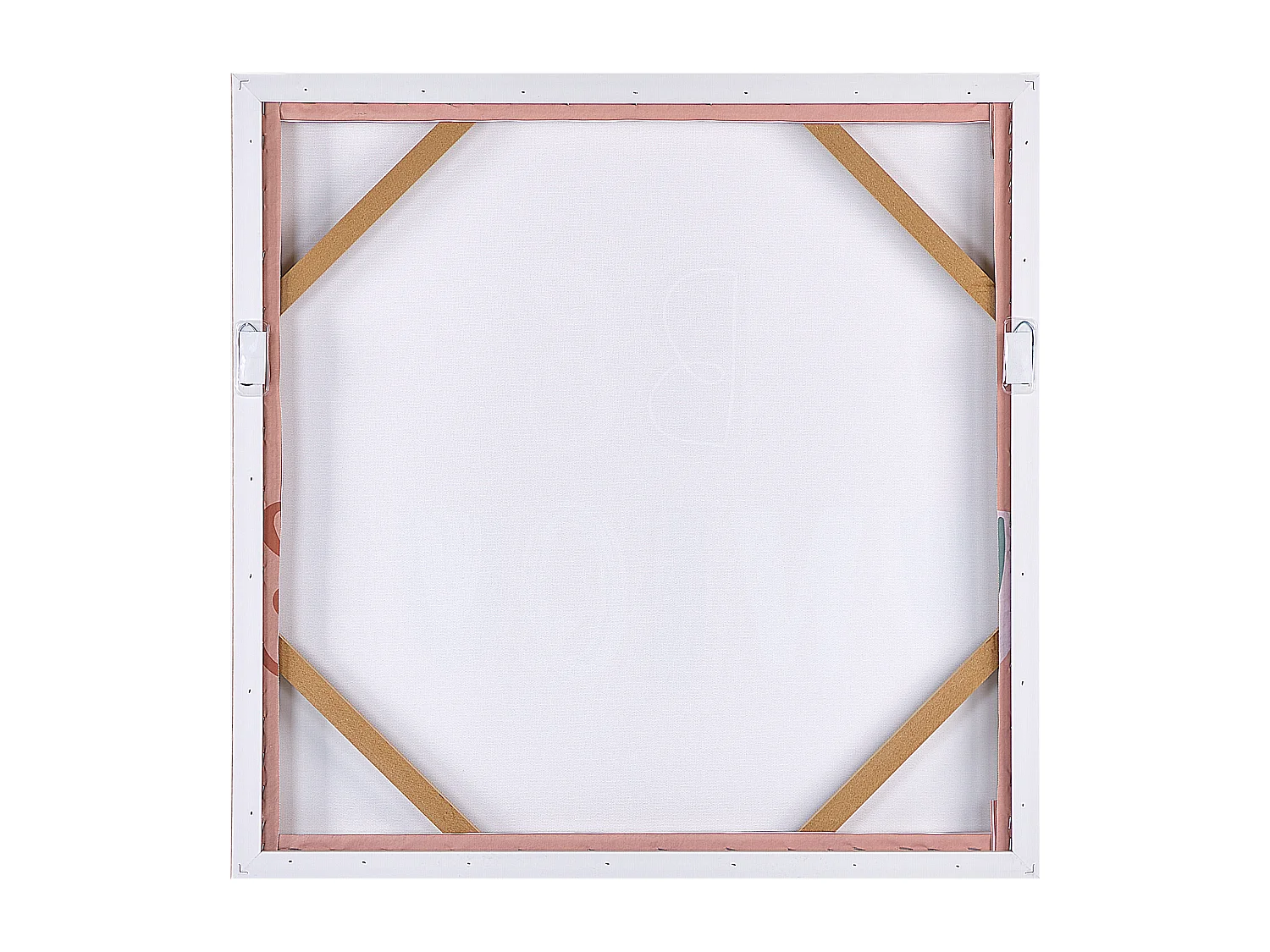 Lienzo TAURISANO Motivo infantil 63 x 63 cm Rosa