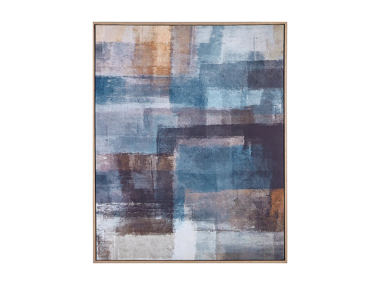 Imprimé sur toile PULSANO Motif abstrait 83 x 103 cm Multicolore