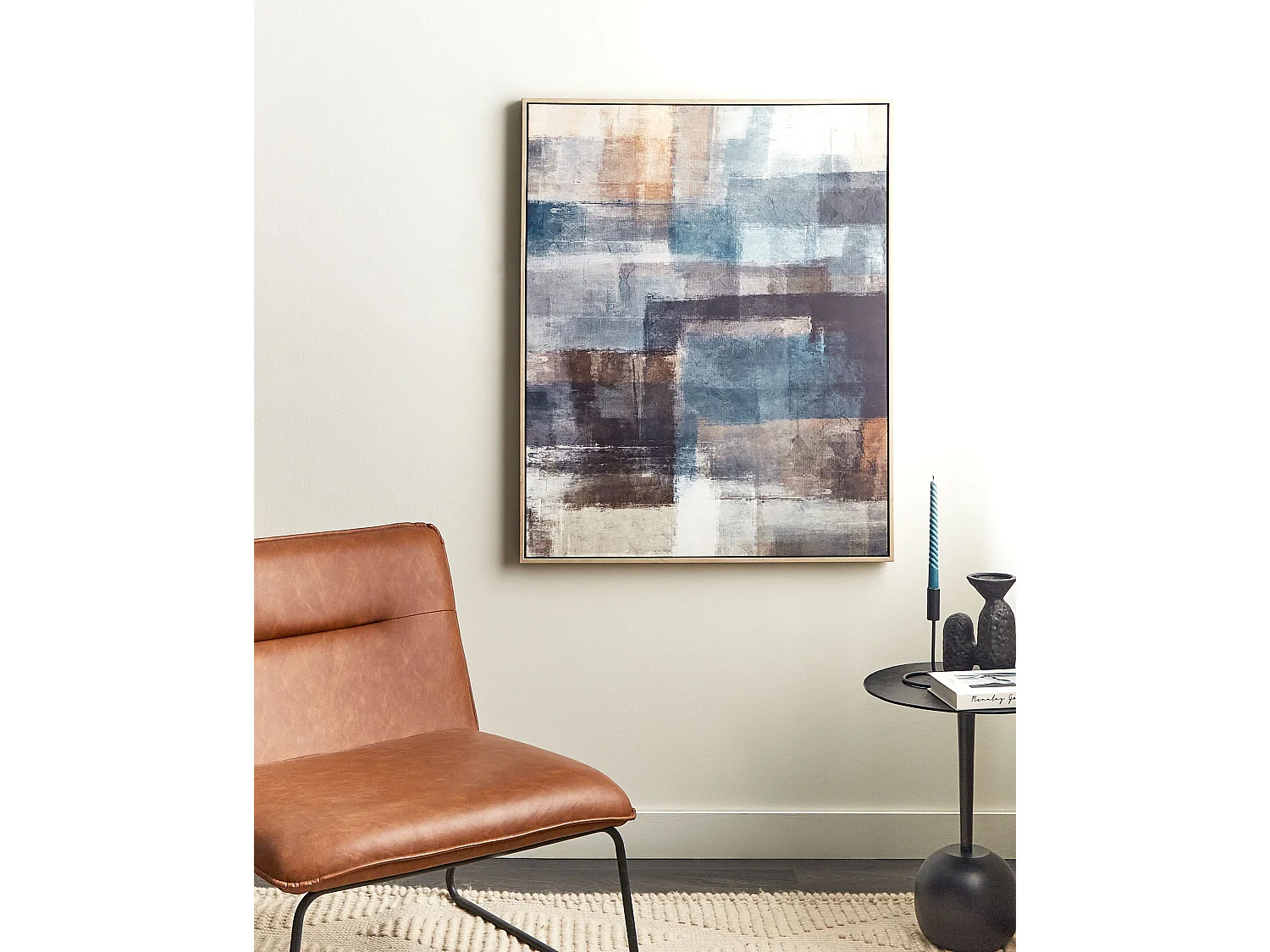 Canvas PULSANO Abstract Motif 83 x 103 cm Multicolour