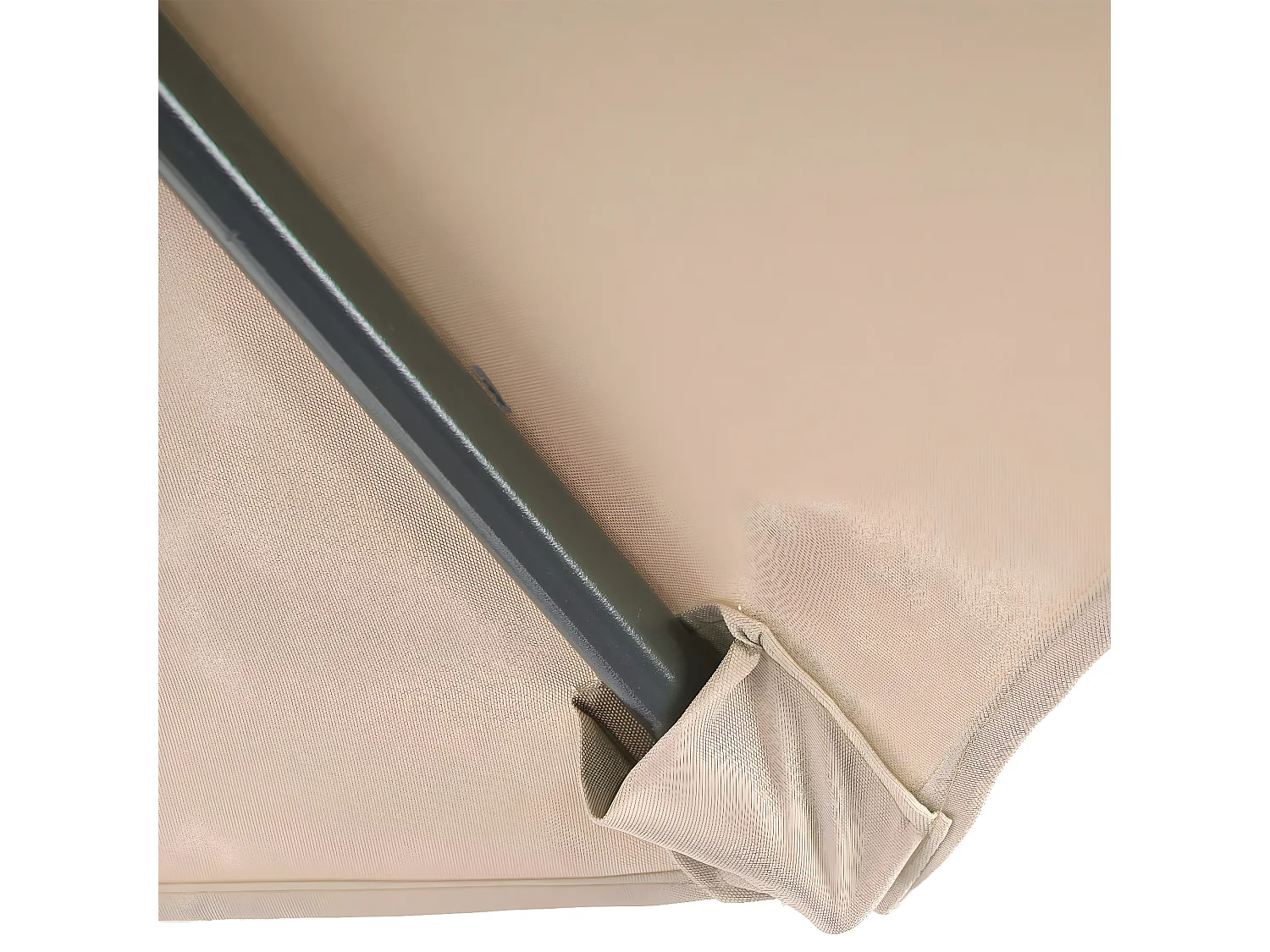 Kantelbare zweefparasol Terni,  zand-beige zonder voet