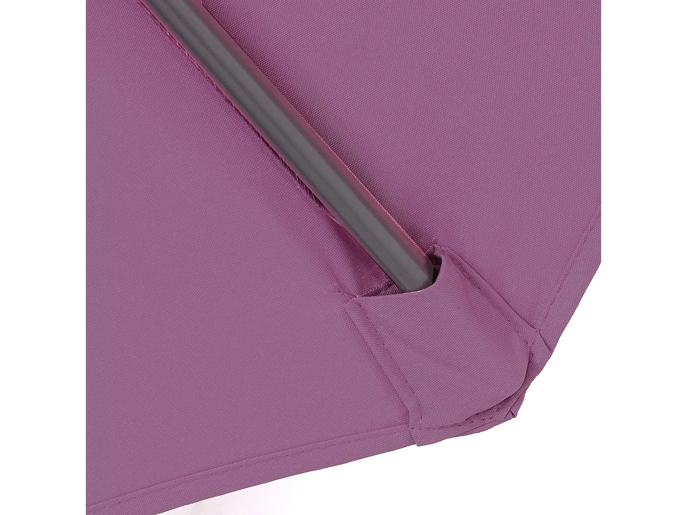 Kantelbare zweefparasol Terni,  lavendel-rood zonder voet