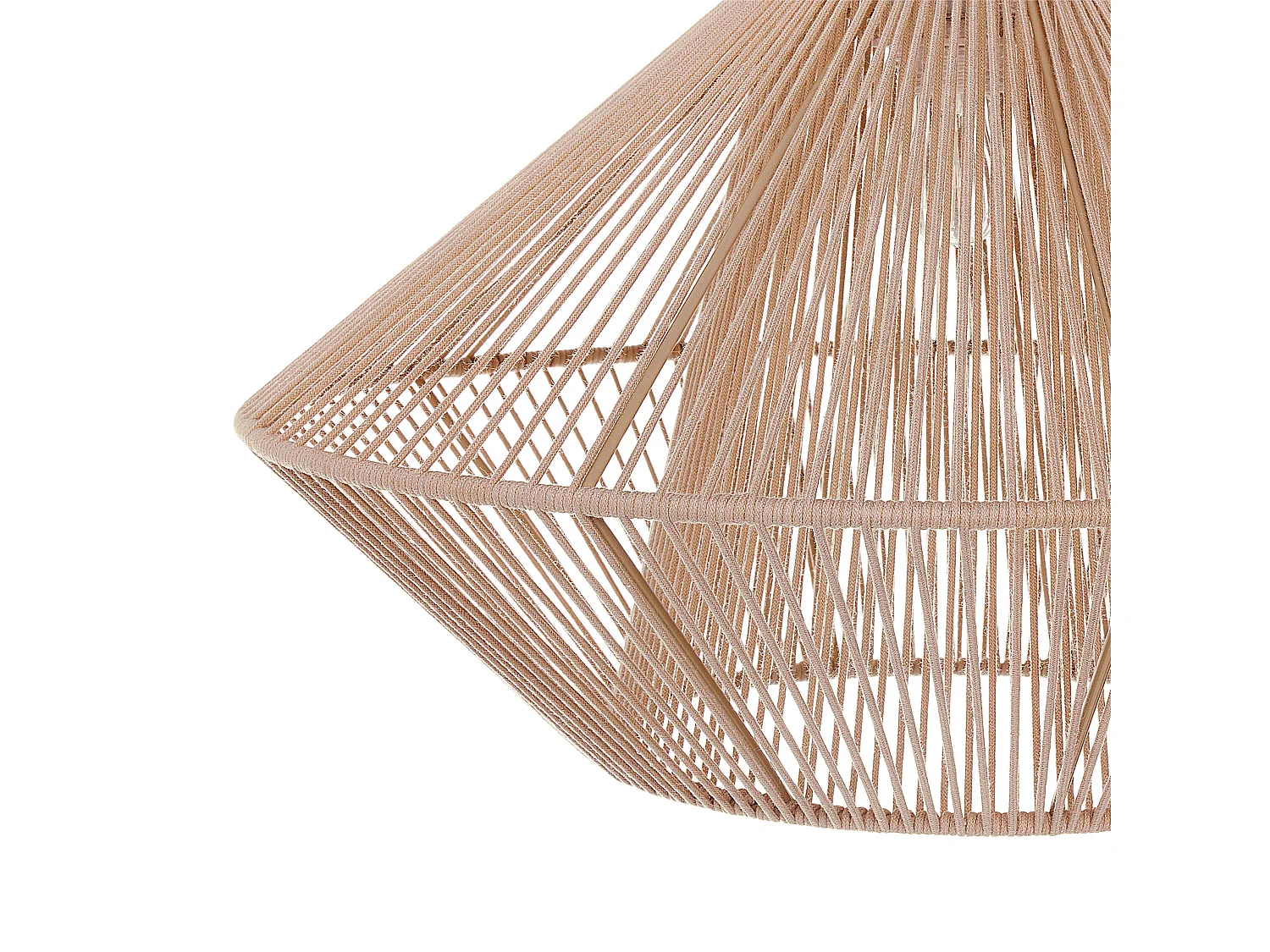 Hanglamp PALMETTO Katoen Beige