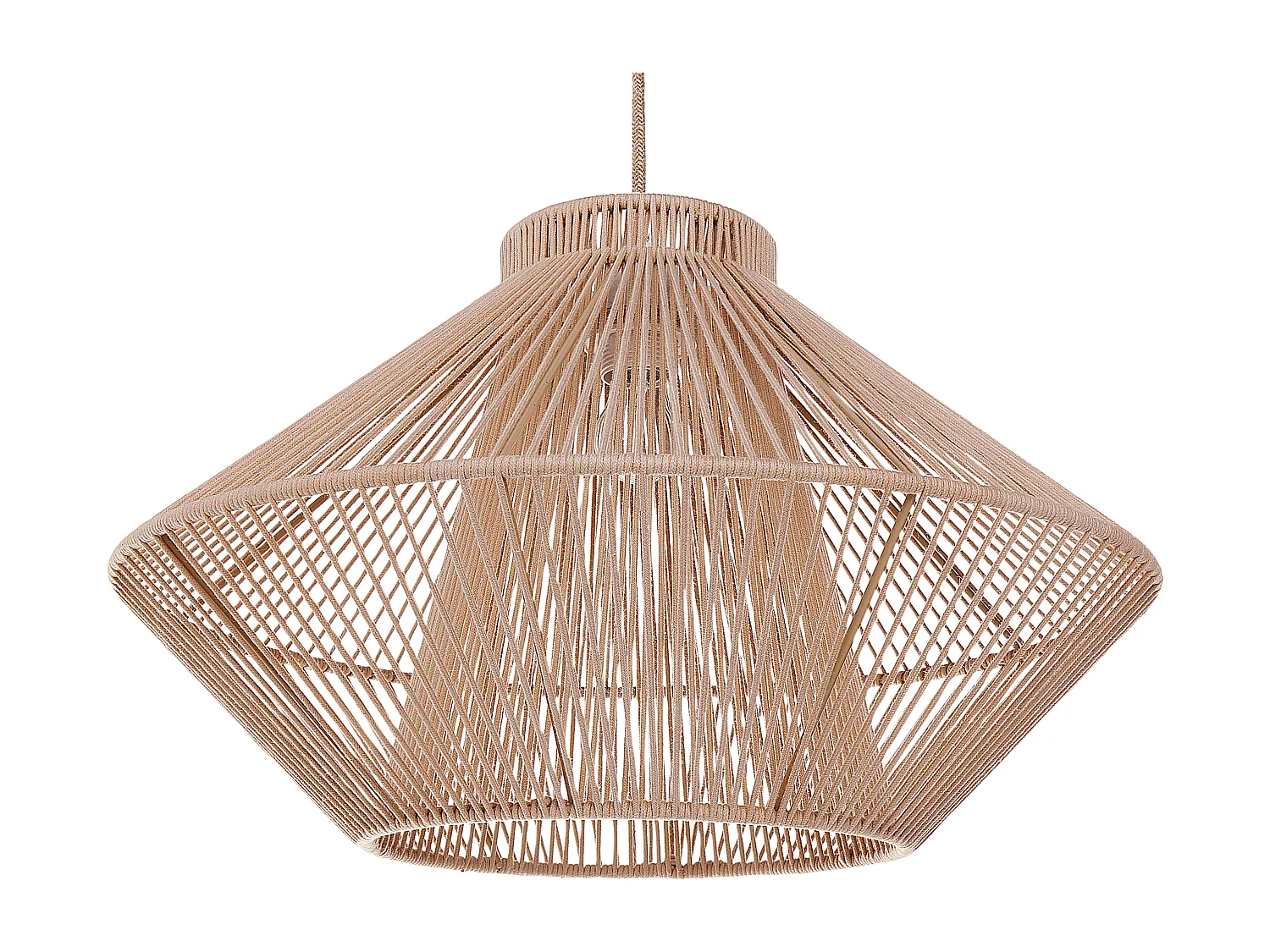 Lampe suspension PALMETTO Coton Beige
