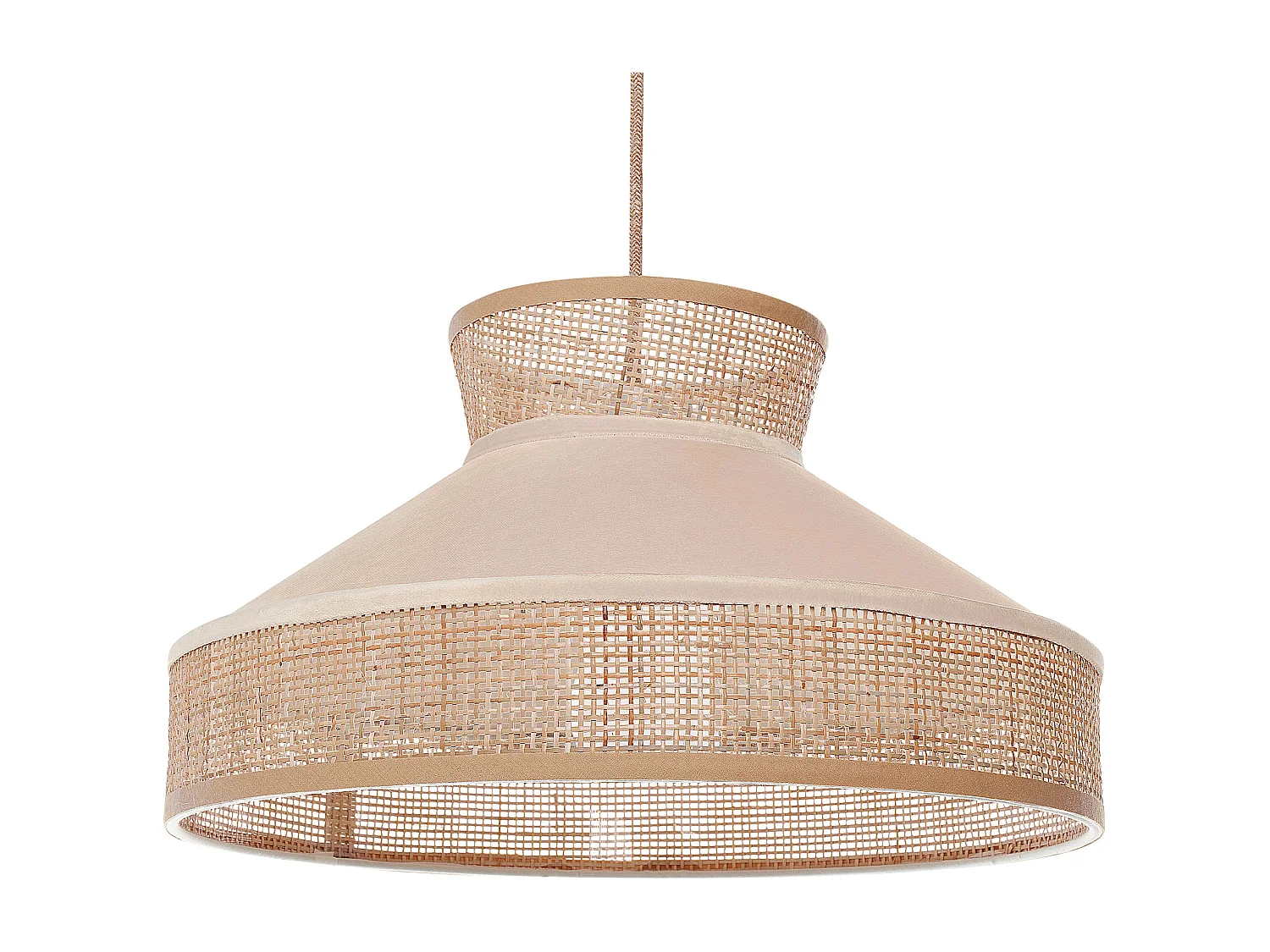 Hängelampe BATALI Rattan Beige