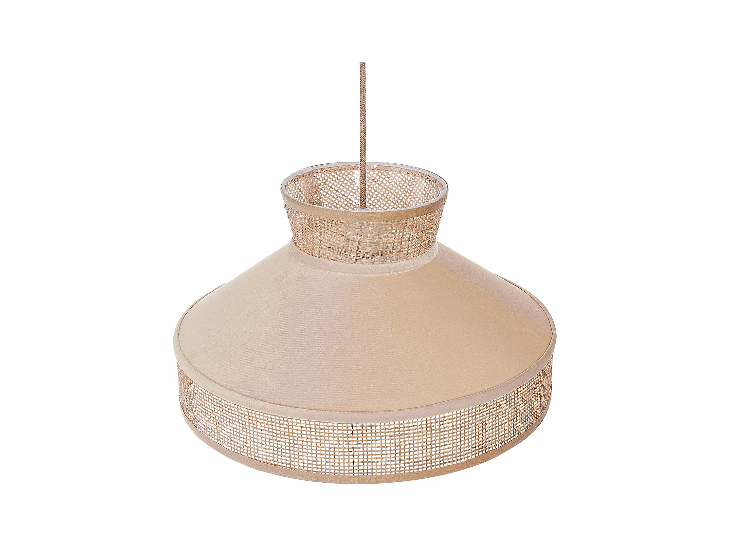 Lámpara colgante BATALI Ratán Beige