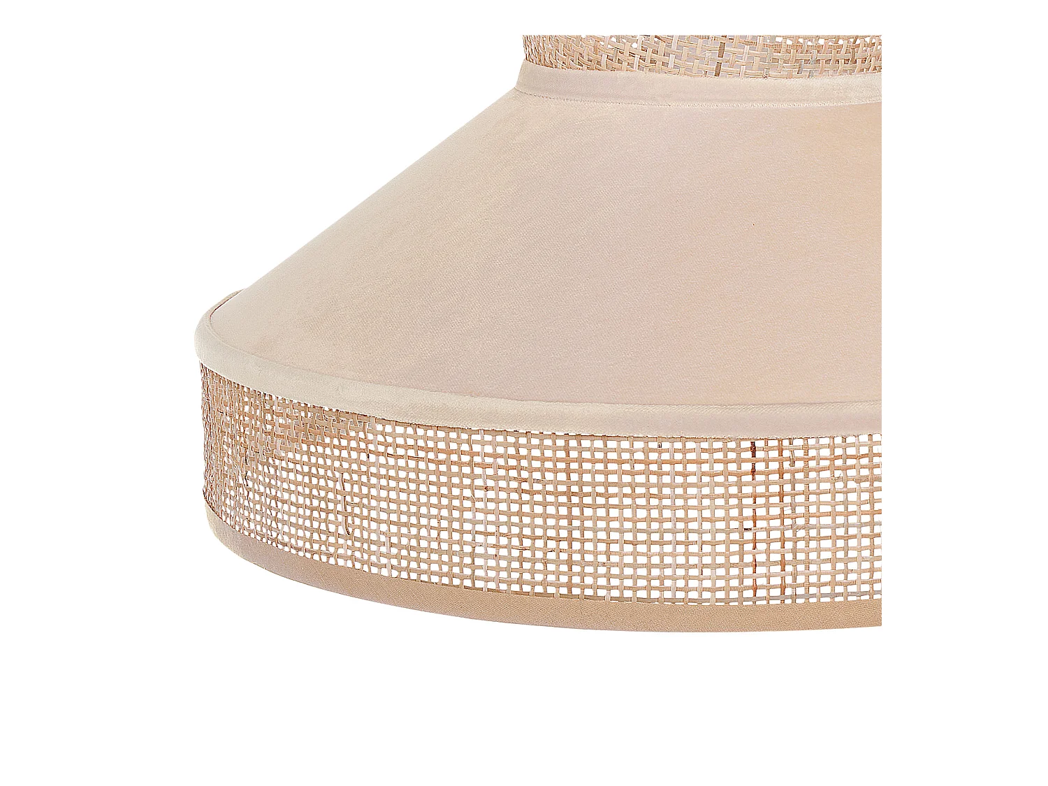 Lámpara colgante BATALI Ratán Beige