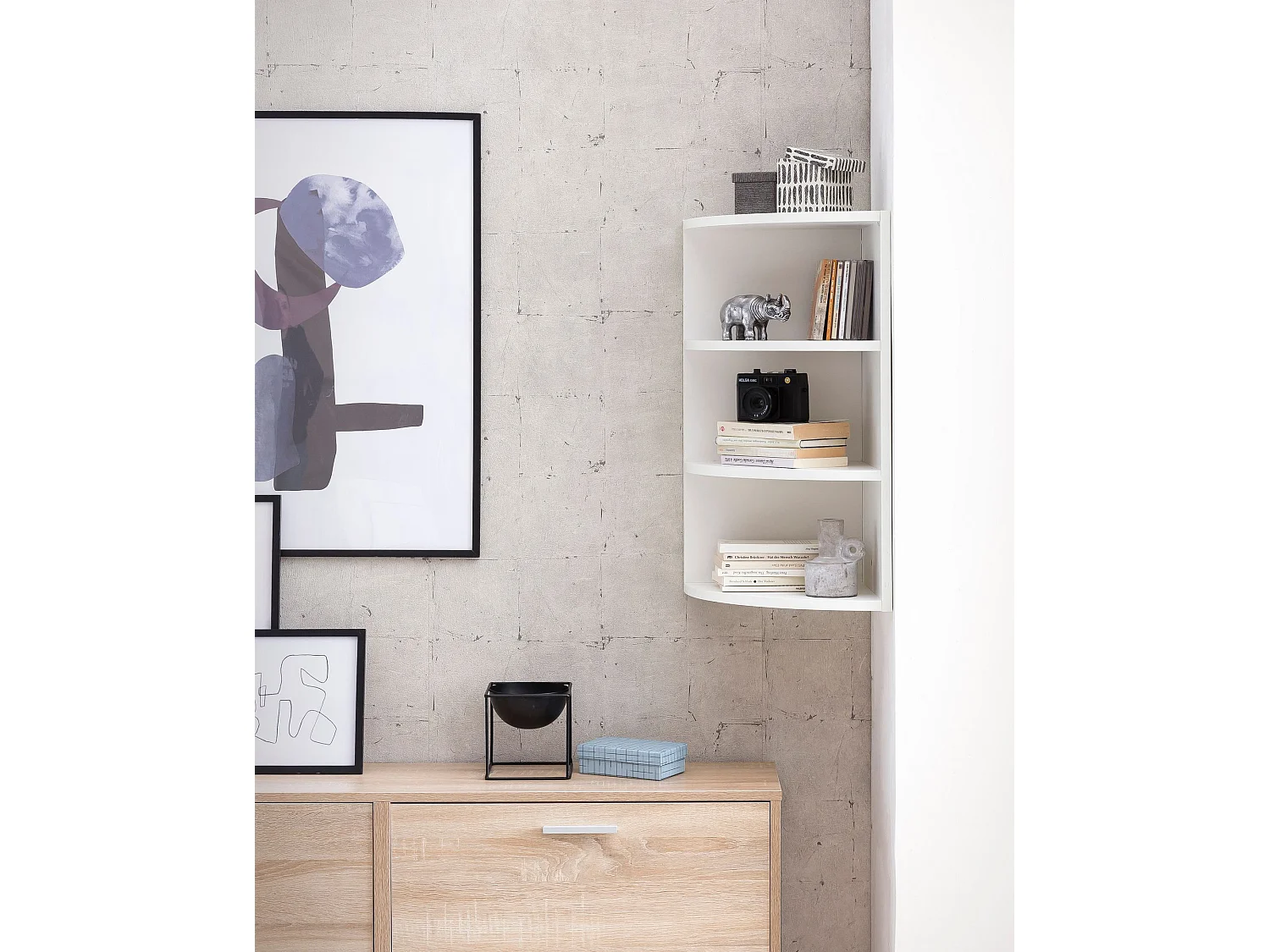 Eckregal Wandregal Winkelregal Badregal Küchenregal Standregal Regal